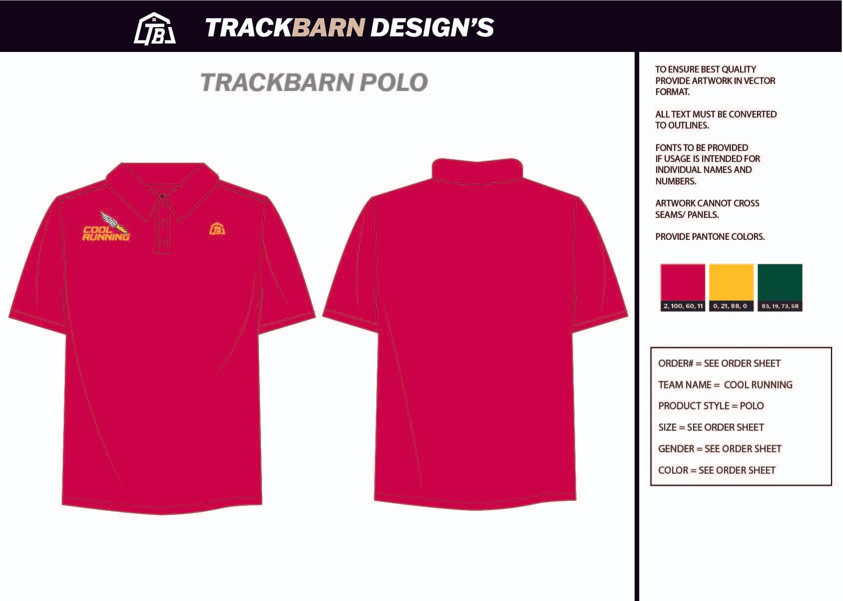 Cool - Running - Womens Polo - TrackBarn