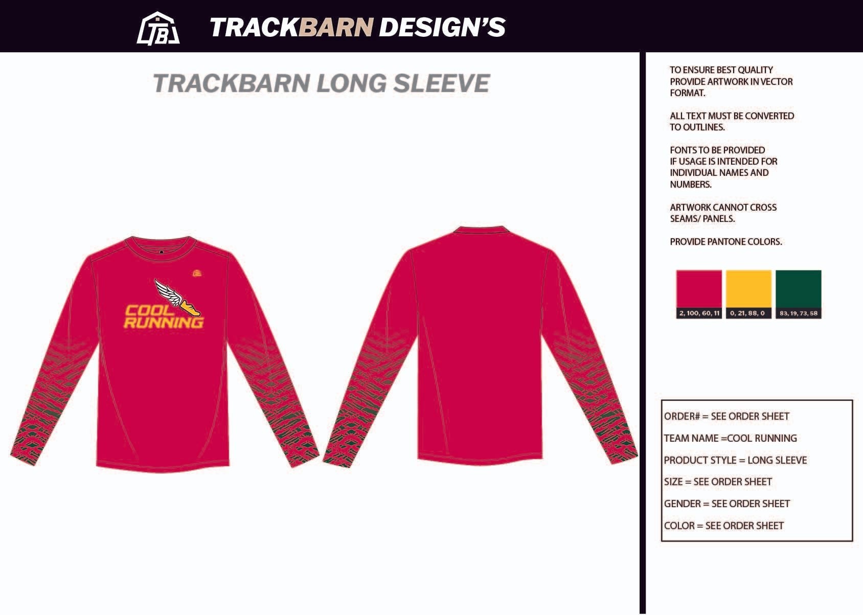 Cool - Running - Youth Long Sleeve - TrackBarn