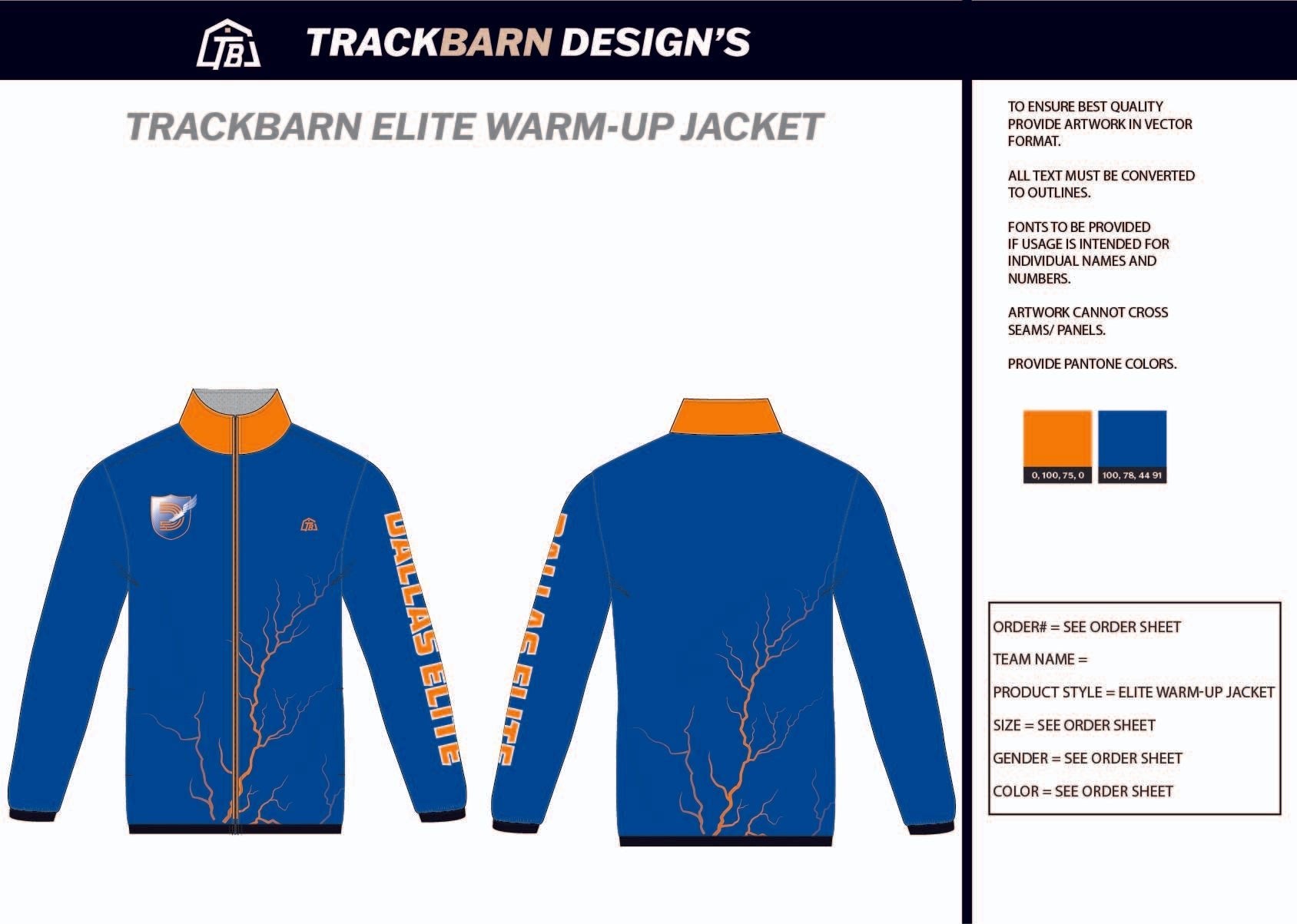 Dallas - Elite - Mens Full Zip Jacket - TrackBarn