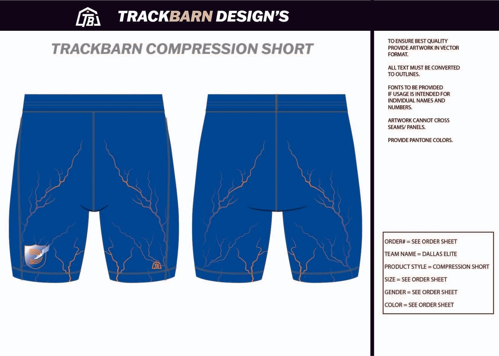 Dallas - Elite - Mens Short Running Tight - TrackBarn