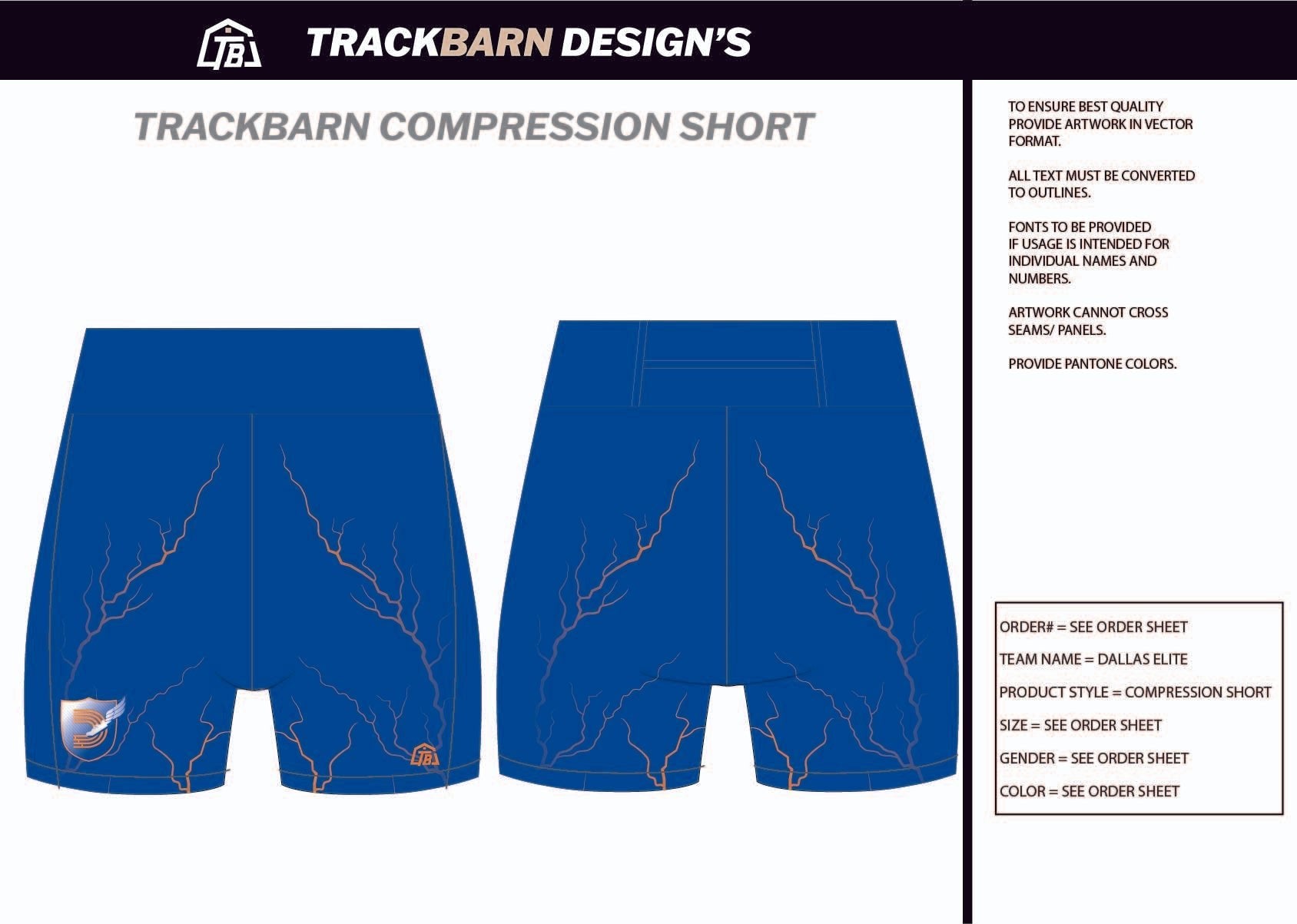 Dallas - Elite - Womens Short Running Tight - TrackBarn