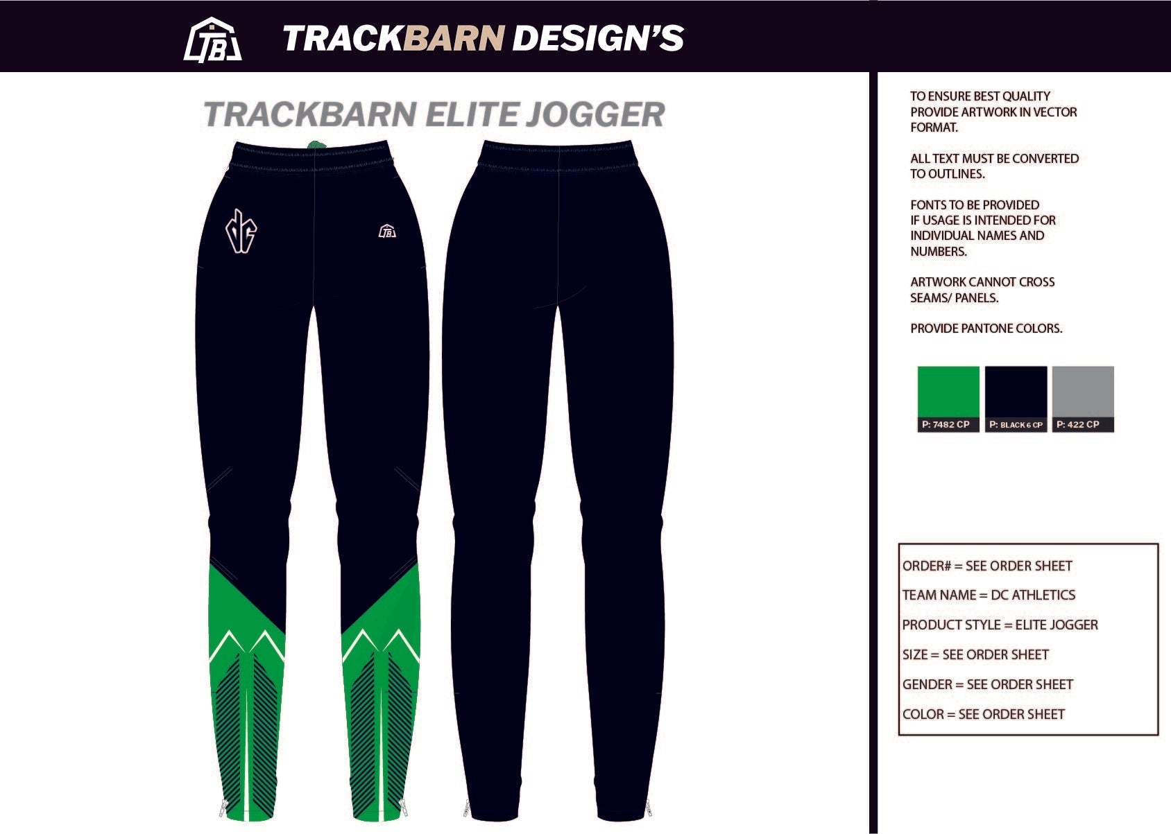 DC - Athletics - Adults Jogger - TrackBarn