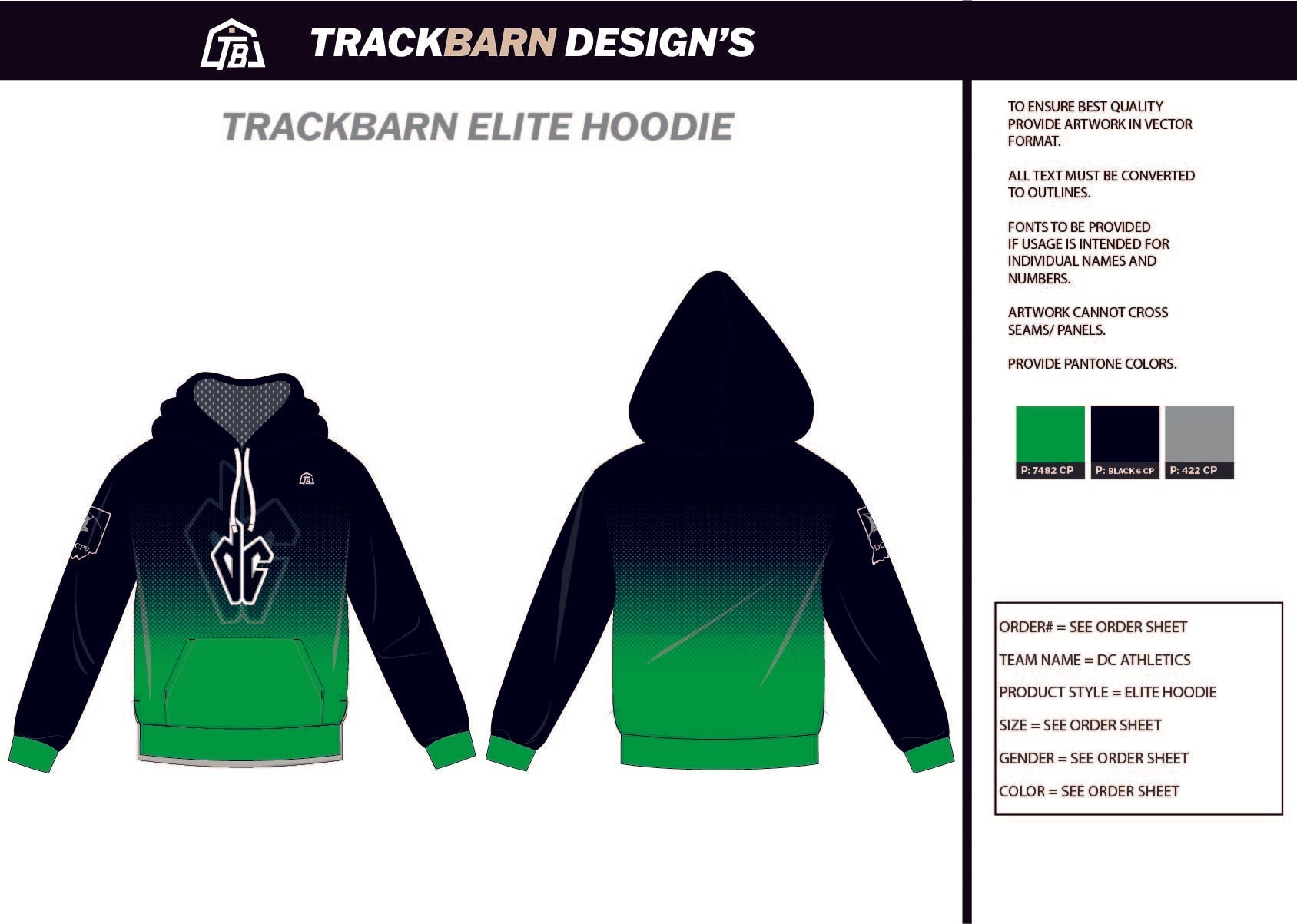 DC - Athletics - Youth Pullover Hoodie - TrackBarn