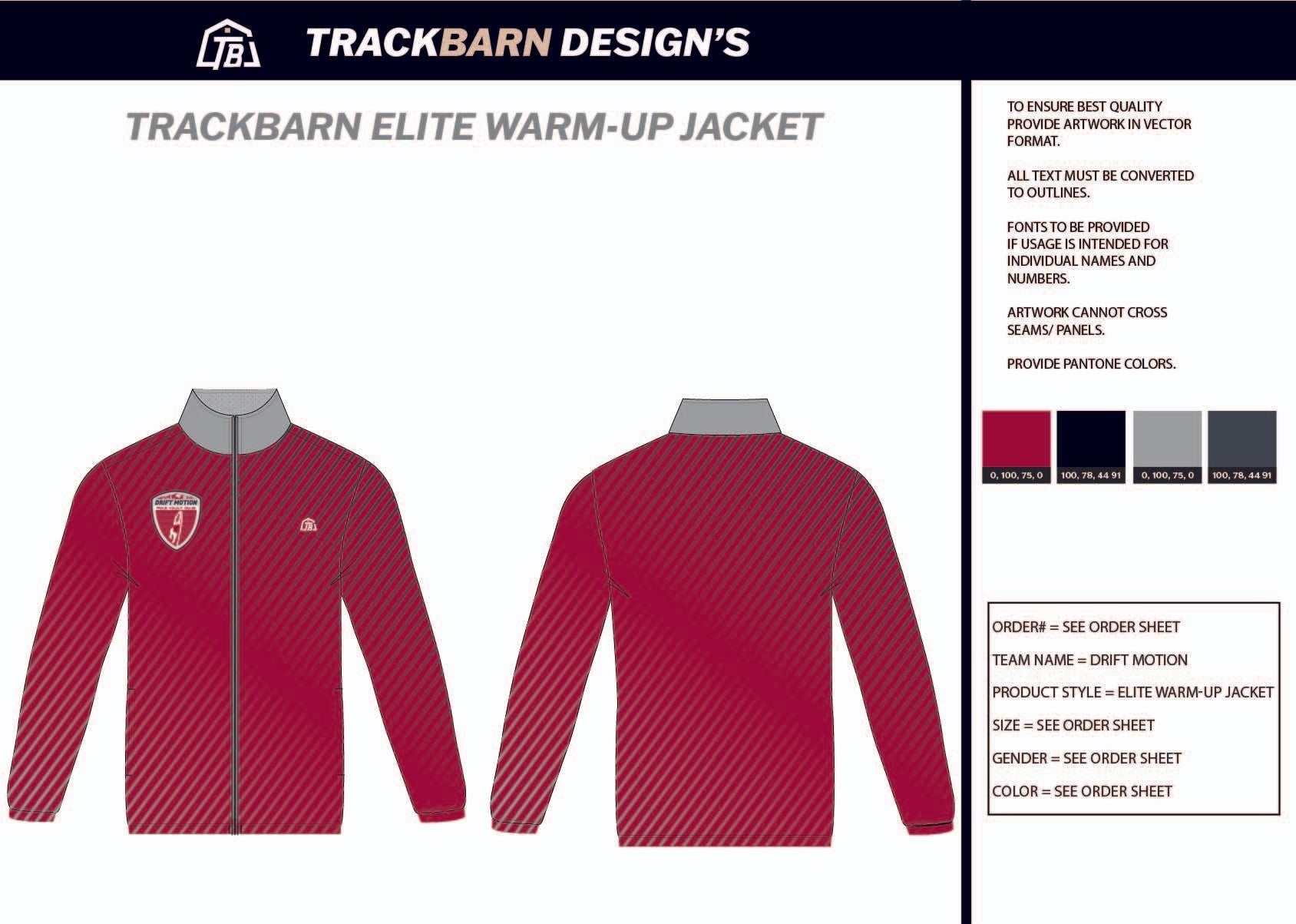 Drift - Motion - Mens Full Zip Jacket - TrackBarn