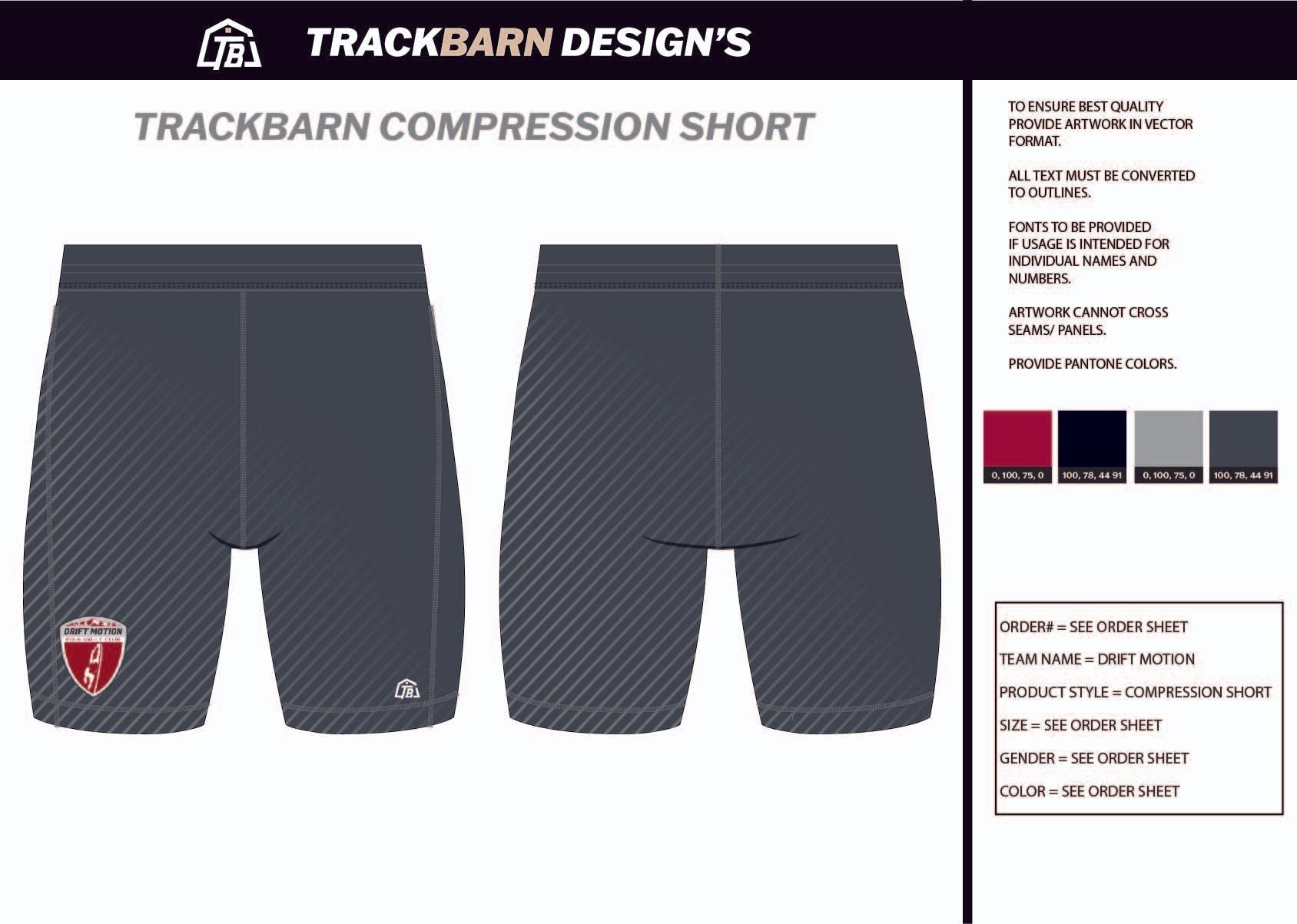 Drift - Motion - Mens Short Running Tight - TrackBarn