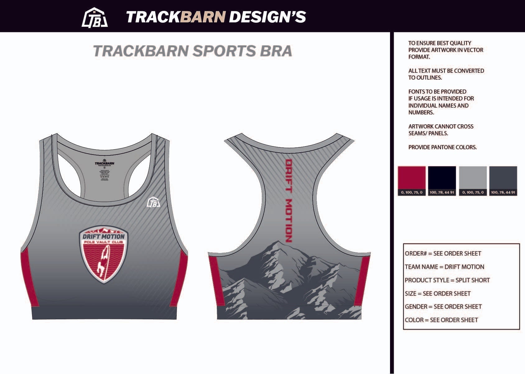 Drift - Motion - Sports Bra - TrackBarn