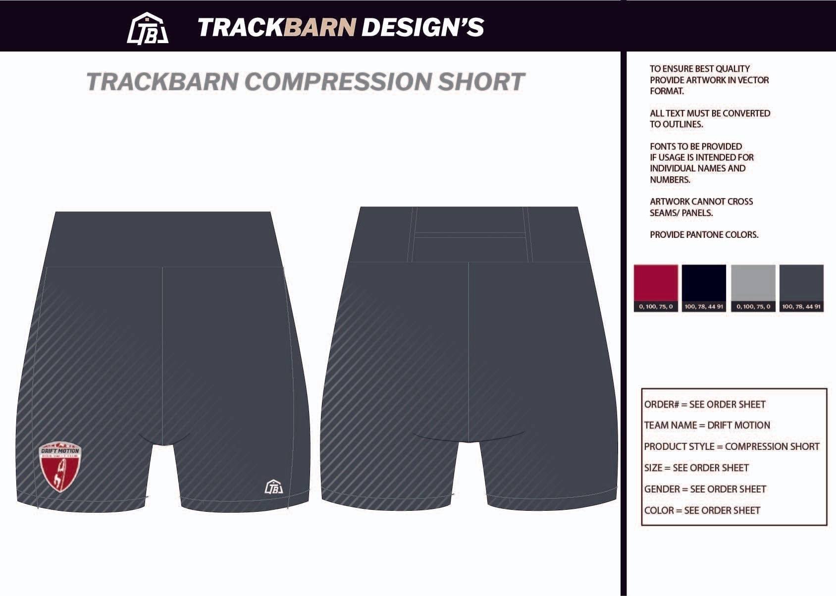 Drift - Motion - Womens Short Running Tight - TrackBarn