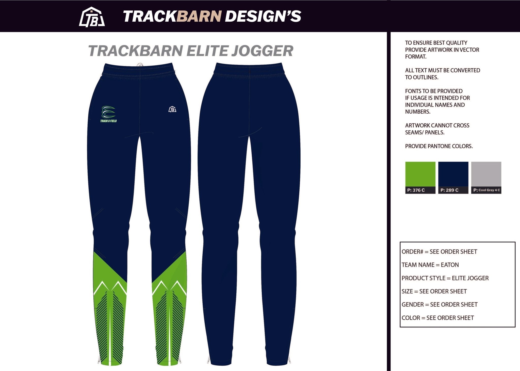 Eaton - Adults Jogger - TrackBarn