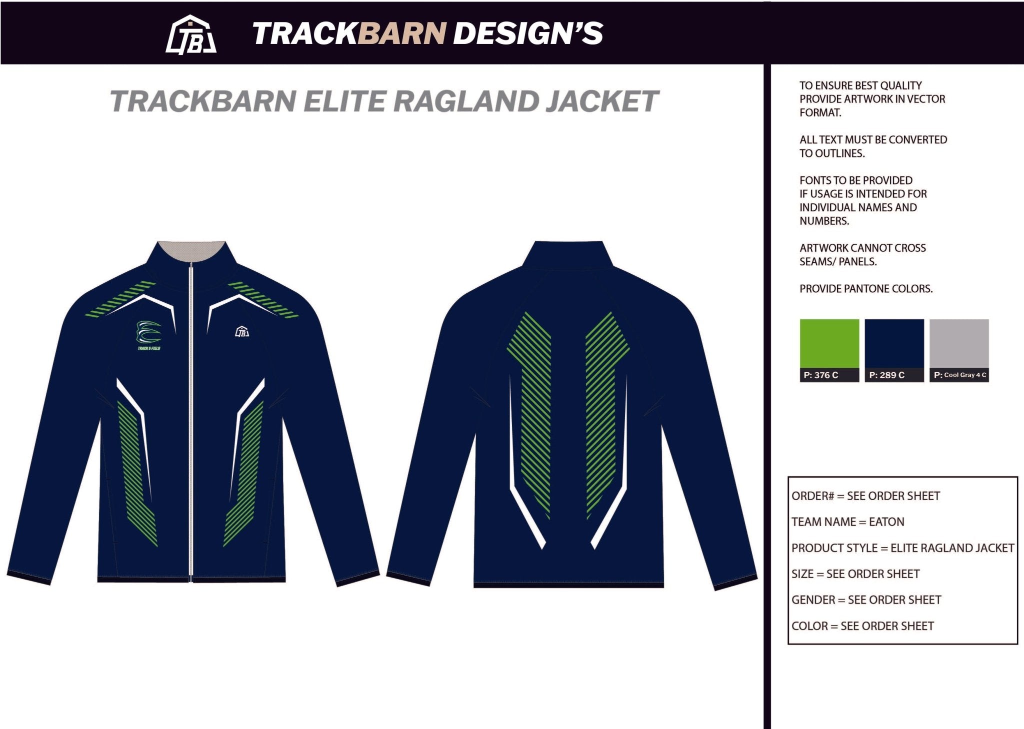 Eaton - Mens Full Zip Jacket - TrackBarn