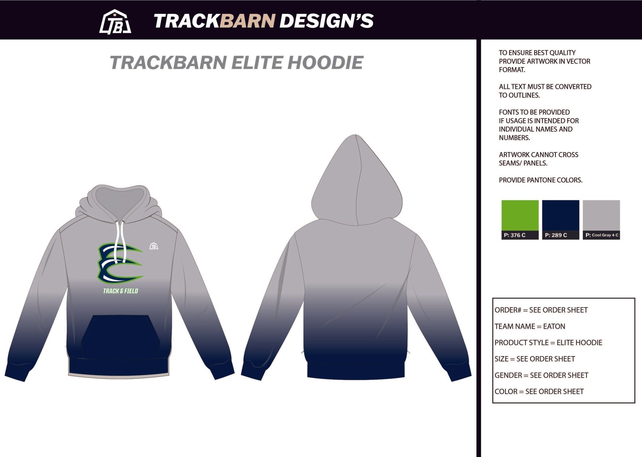 Eaton - Womens Pullover Hoodie - TrackBarn