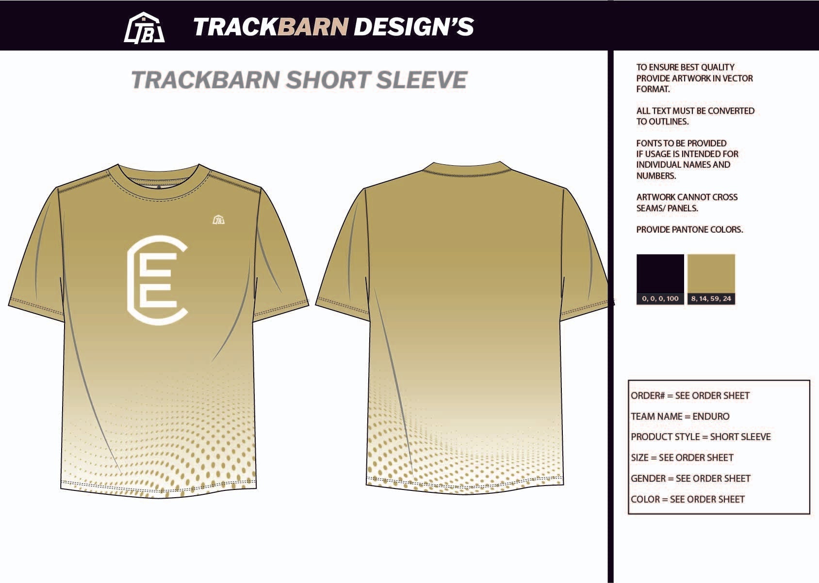 Enduro - Mens Stretch Light Training Tee - TrackBarn