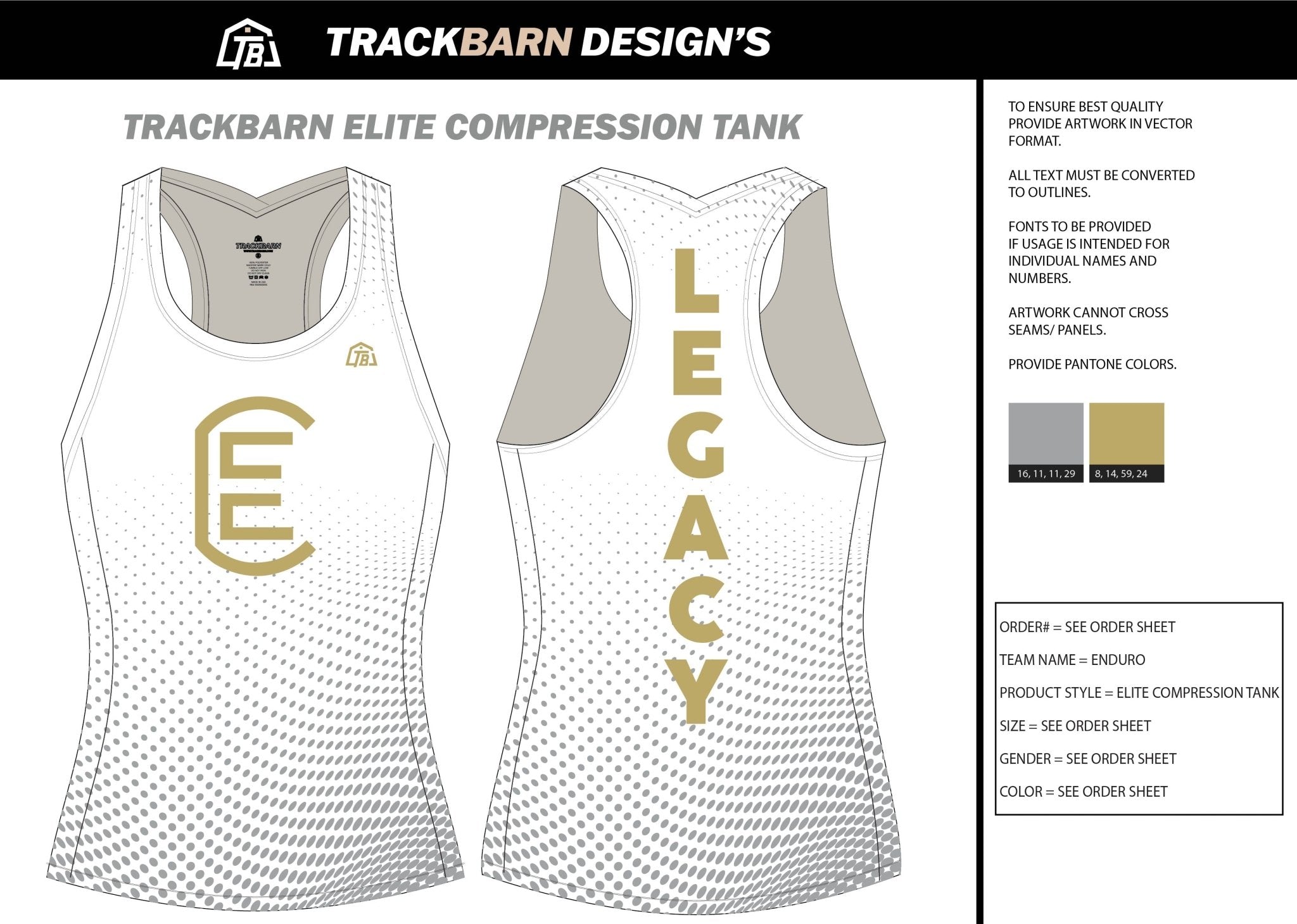 Enduro - Womens Compression Tank - TrackBarn