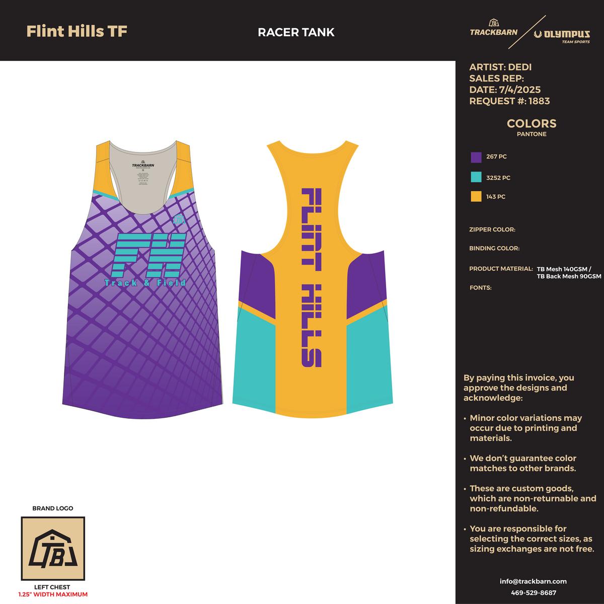 Flint Hills Track - Women's Track Singlet - TrackBarn