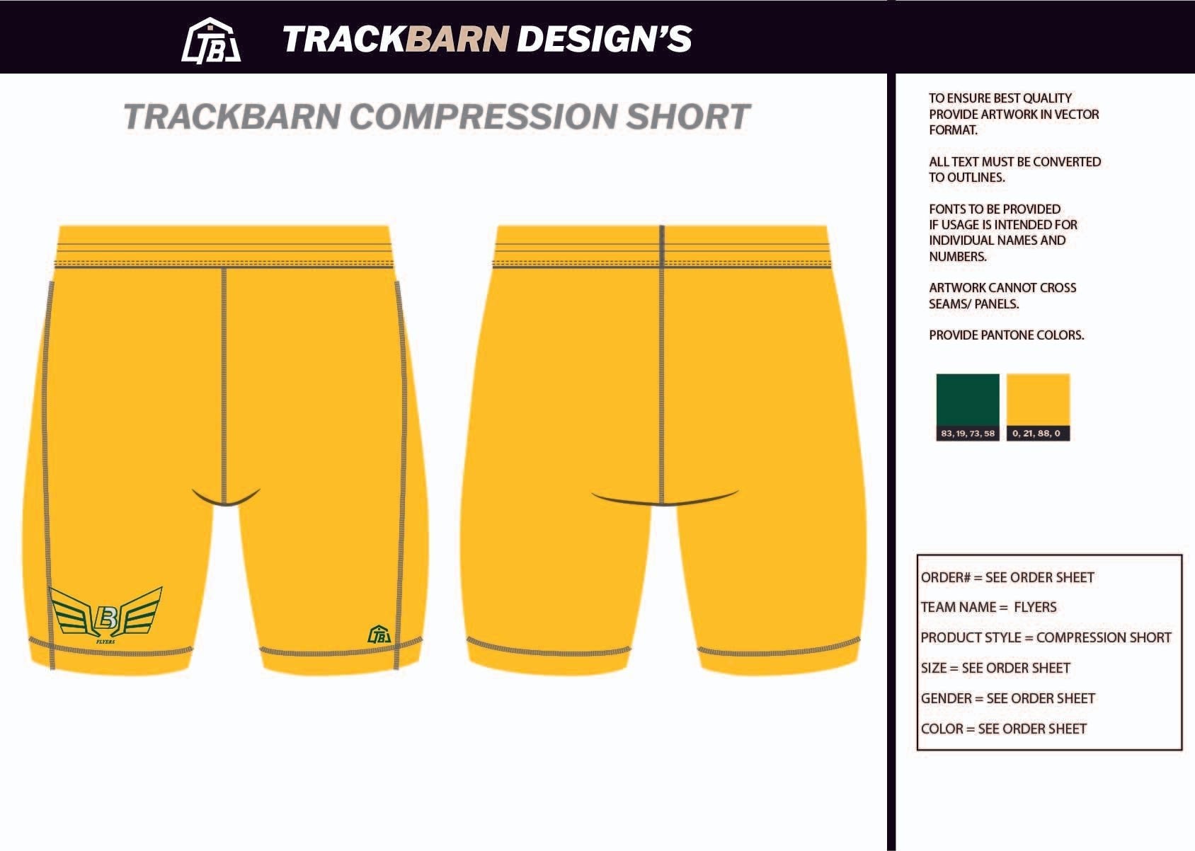 Flyers - Mens Short Running Tight - TrackBarn