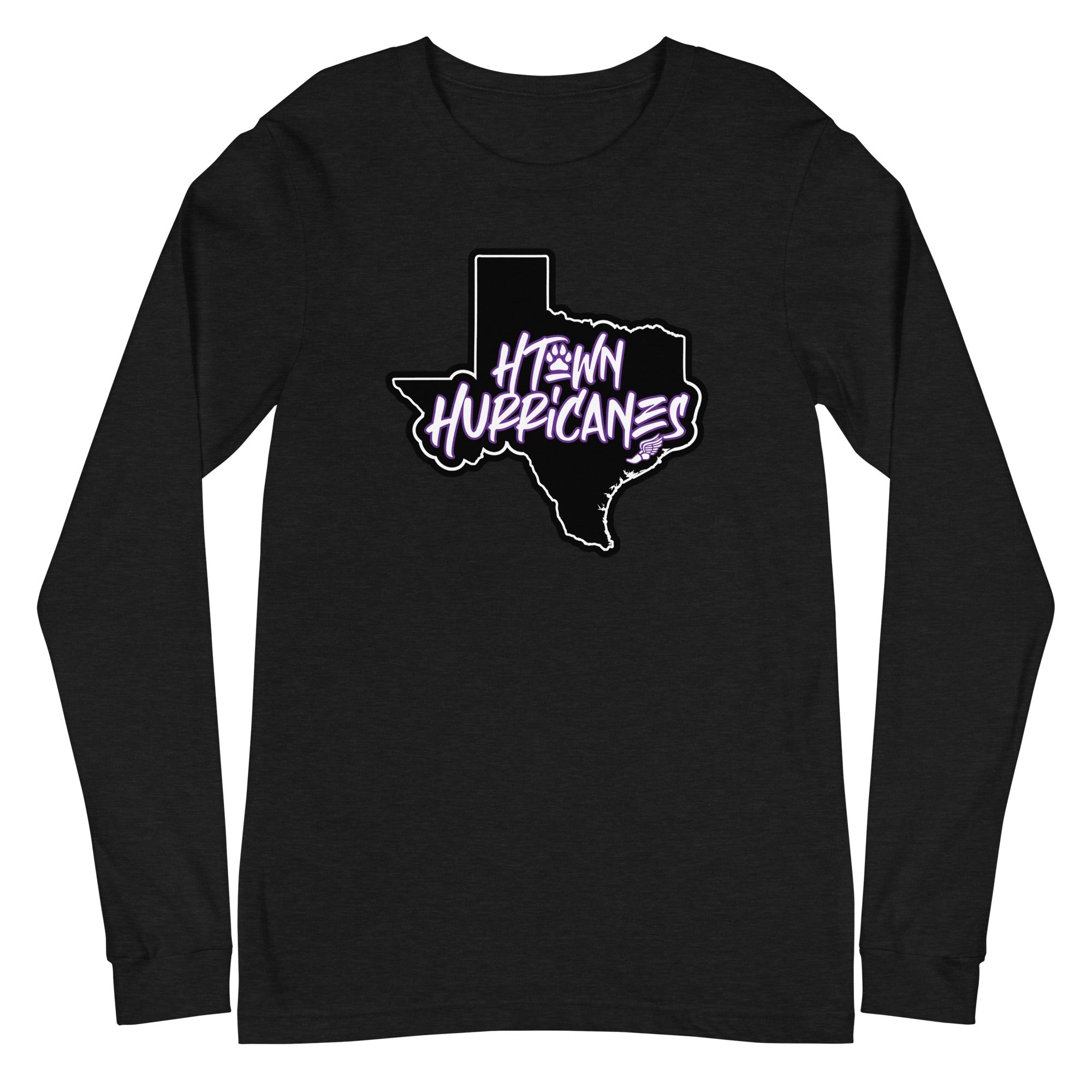 H - Town Hurricanes Unisex Long Sleeve Tee - TrackBarn