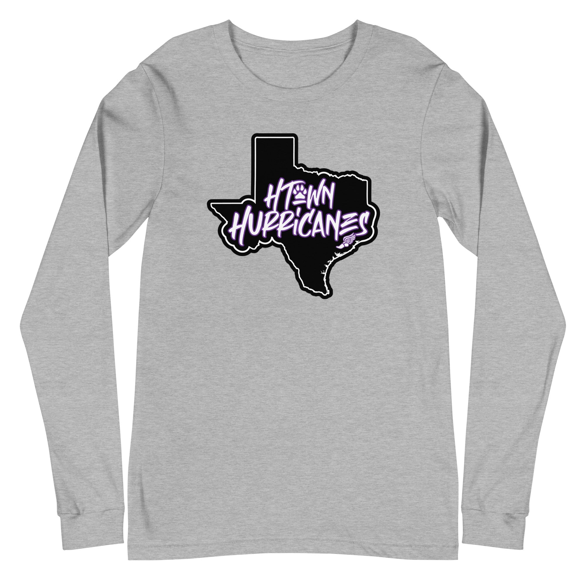 H - Town Hurricanes Unisex Long Sleeve Tee - TrackBarn