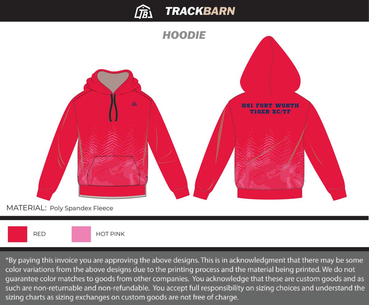 Harmony Fort Worth - Men Hoodie - Red - TrackBarn