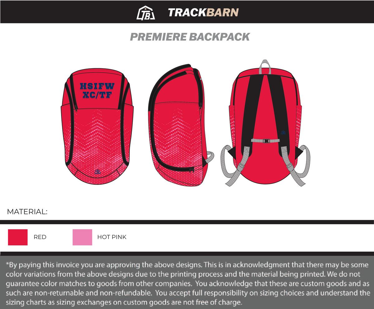 Harmony Fort Worth - Premiere Backpack - Red - TrackBarn