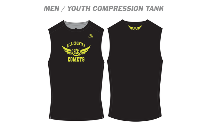 Hill Country Comets - Men Compression Tank (1395) - TrackBarn