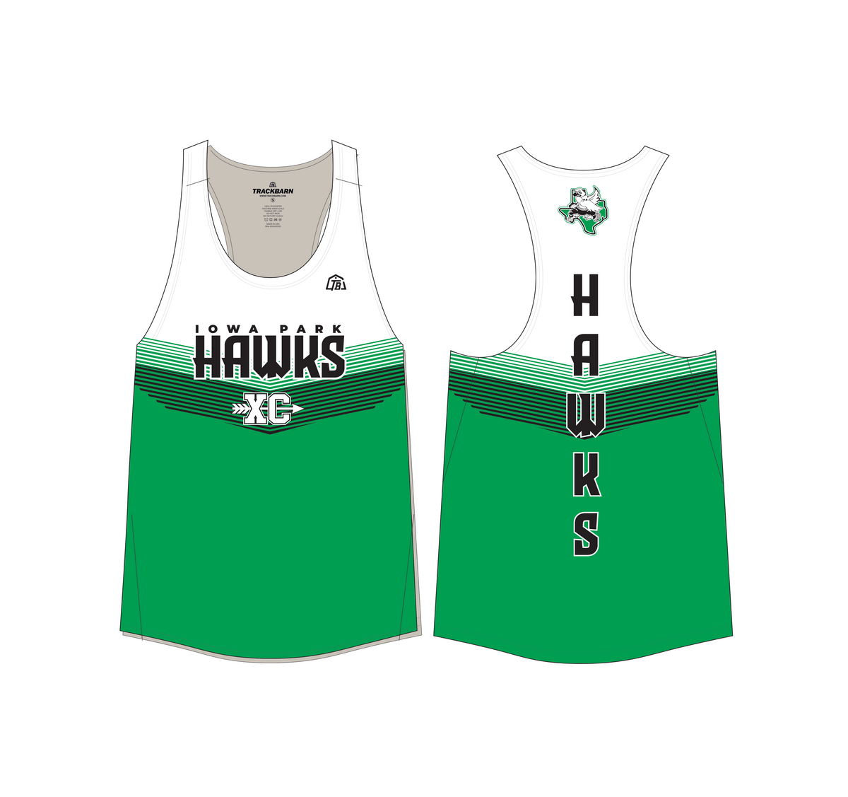 Iowa Park Hawks / Lady Hawks - Men Racer Tank - (944) - TrackBarn