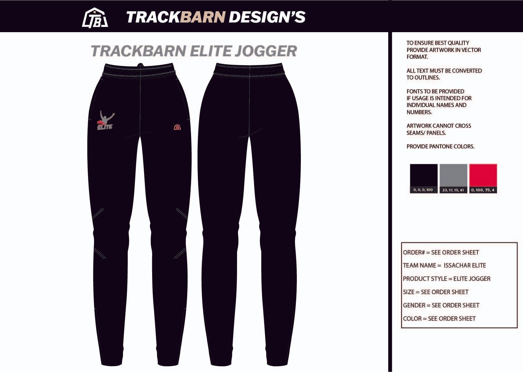 IssaChar - Elite - Adults Jogger - TrackBarn