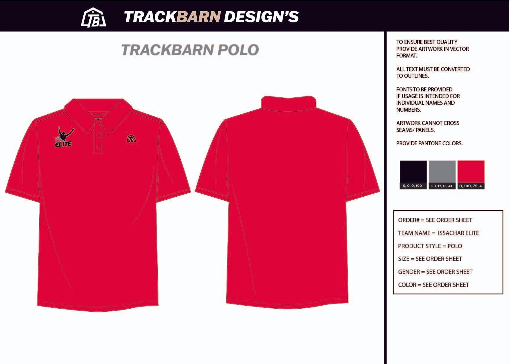 IssaChar - Elite - Mens Polo - TrackBarn