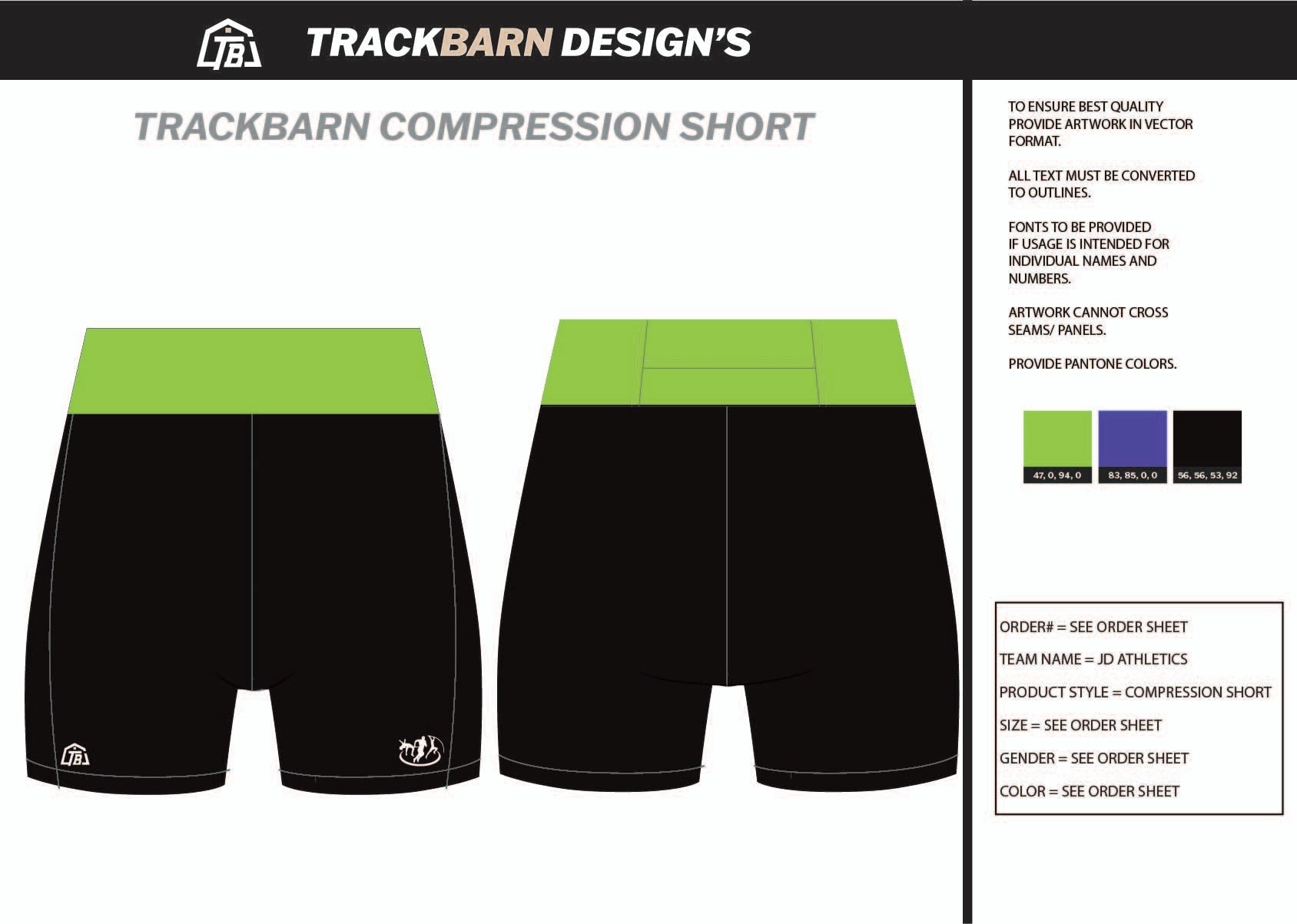 JD - Athletics - Womens Short Running Tight - TrackBarn