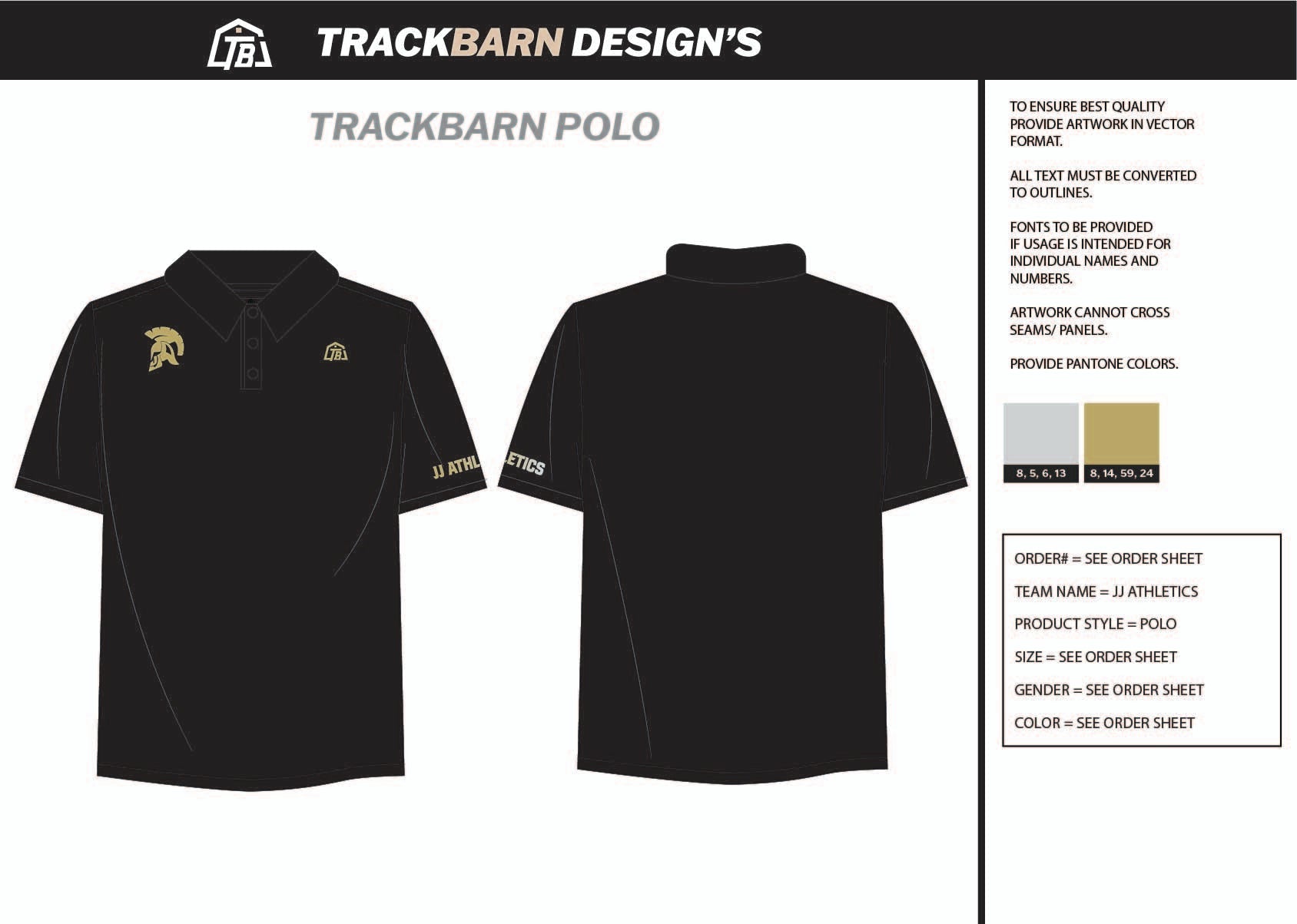 JJ - Athletics - Mens Polo - TrackBarn