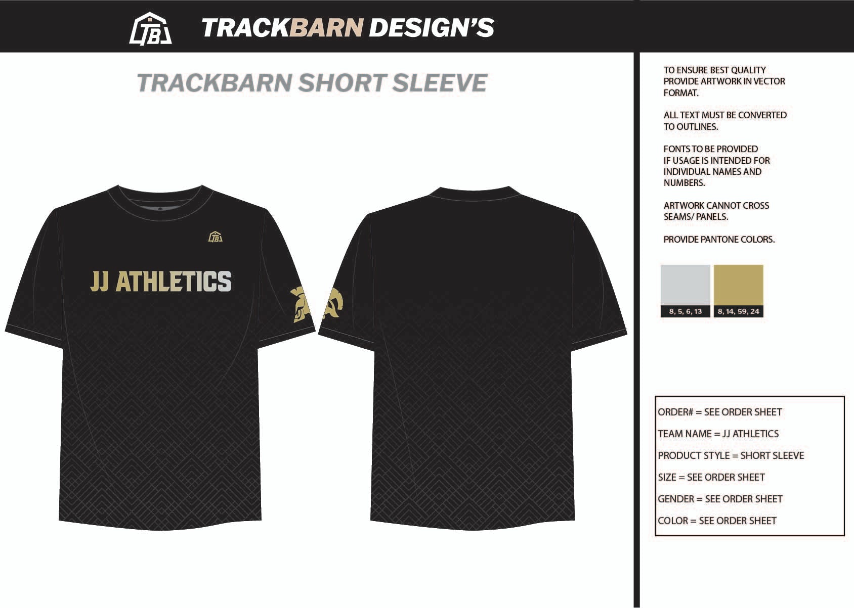 JJ - Athletics - Mens Stretch Light Training Tee - TrackBarn