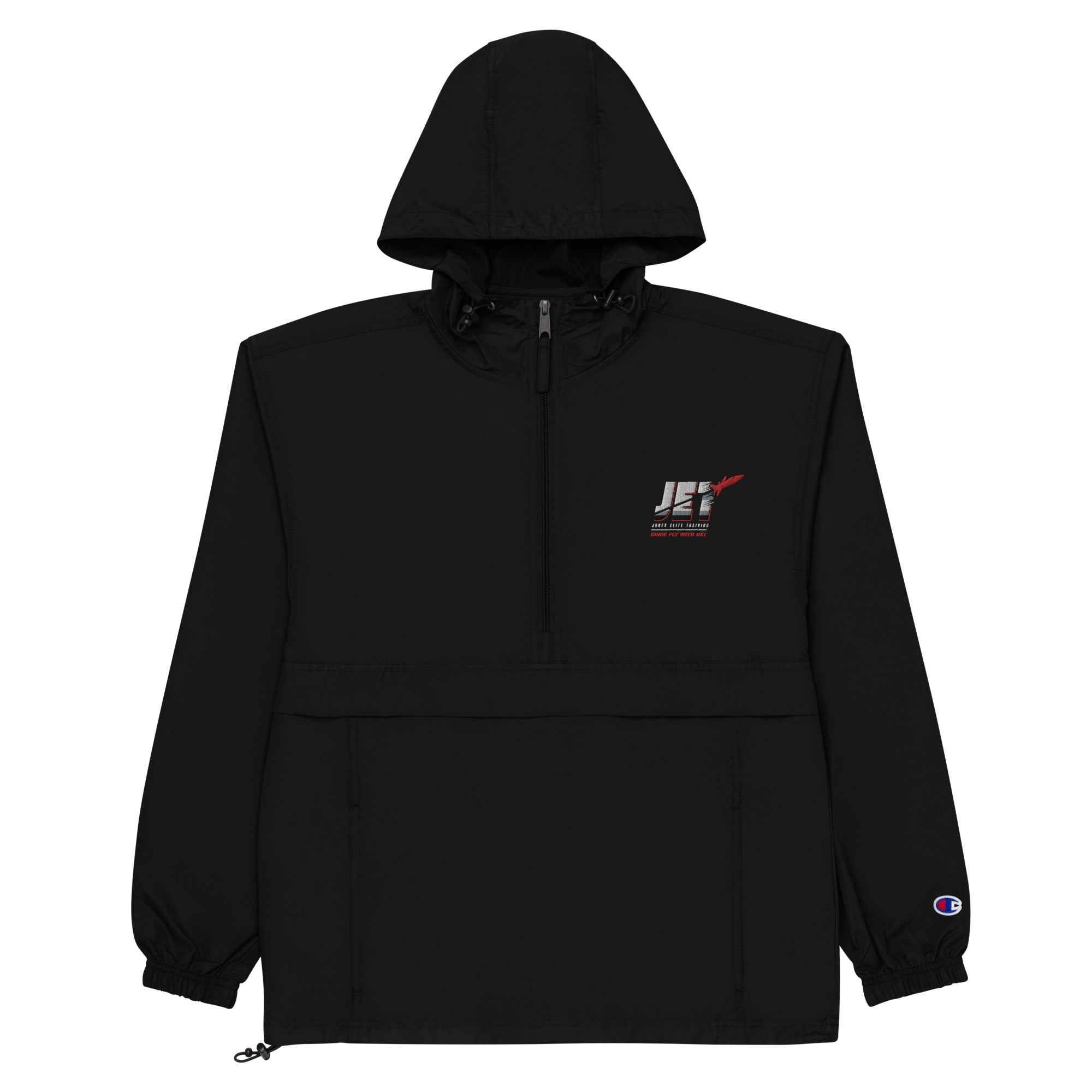 Jones Elite Training Embroidered Champion Packable Jacket - TrackBarn