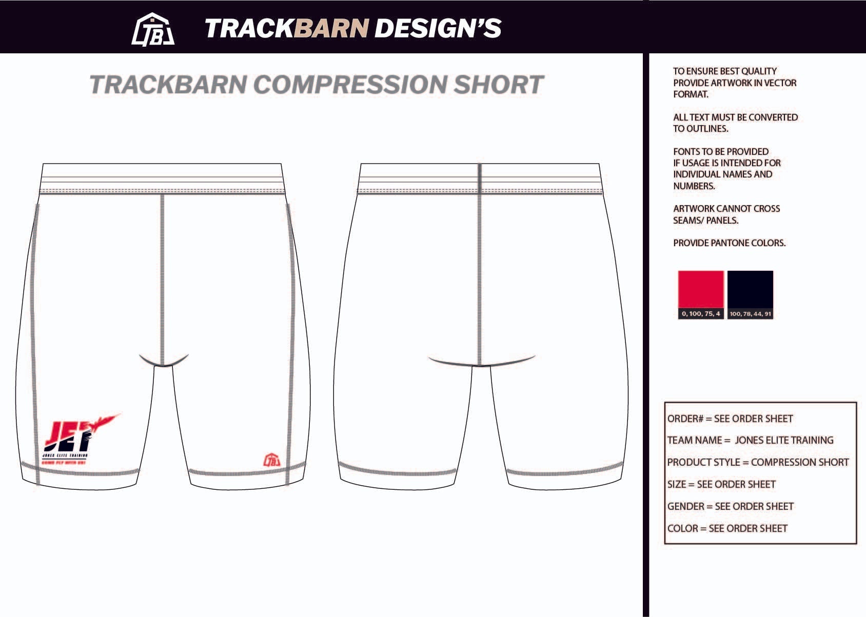 Jones - Elite - Training Mens Short Running Tight - TrackBarn