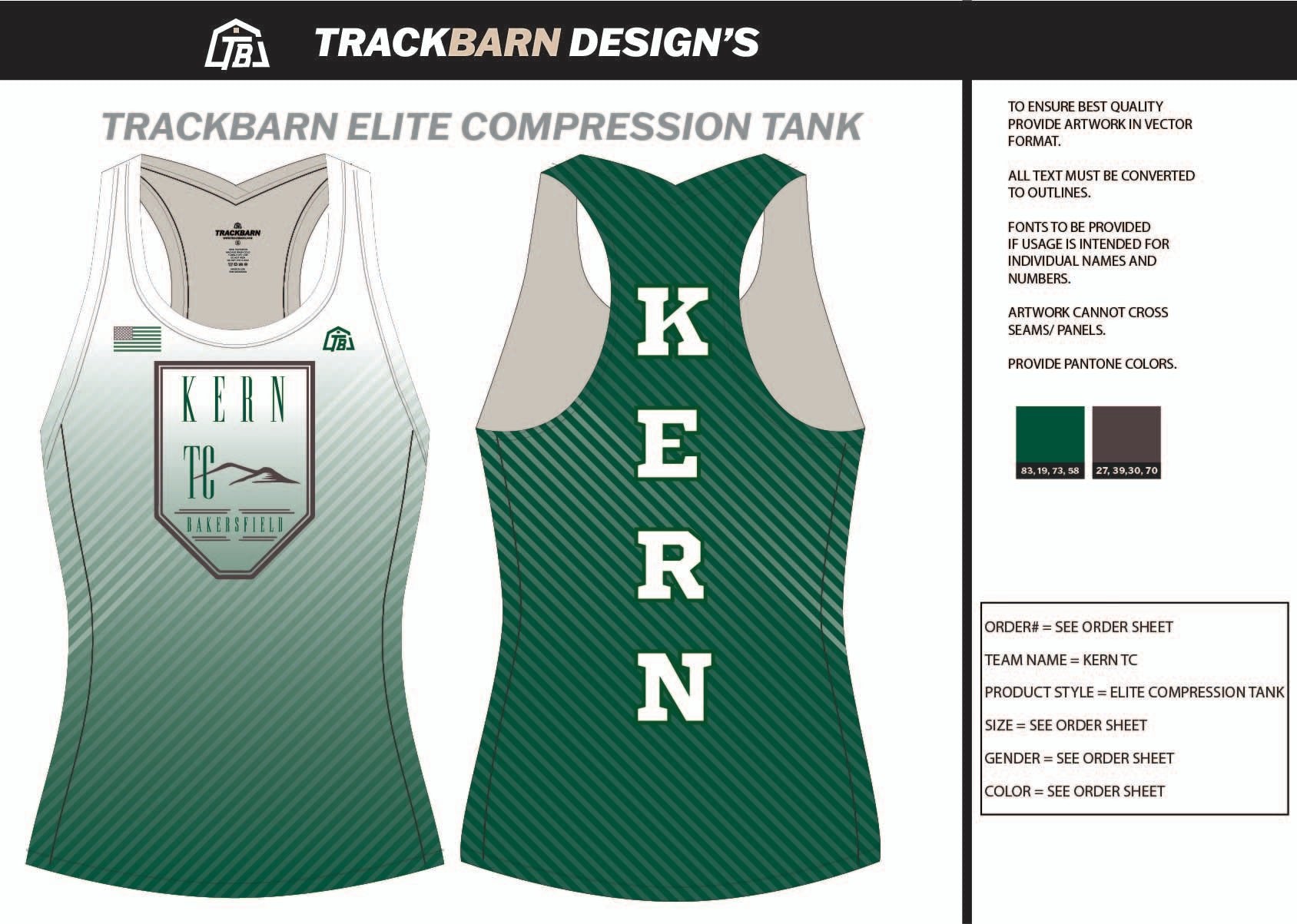 Kern - T - C Womens Compression Tank - TrackBarn