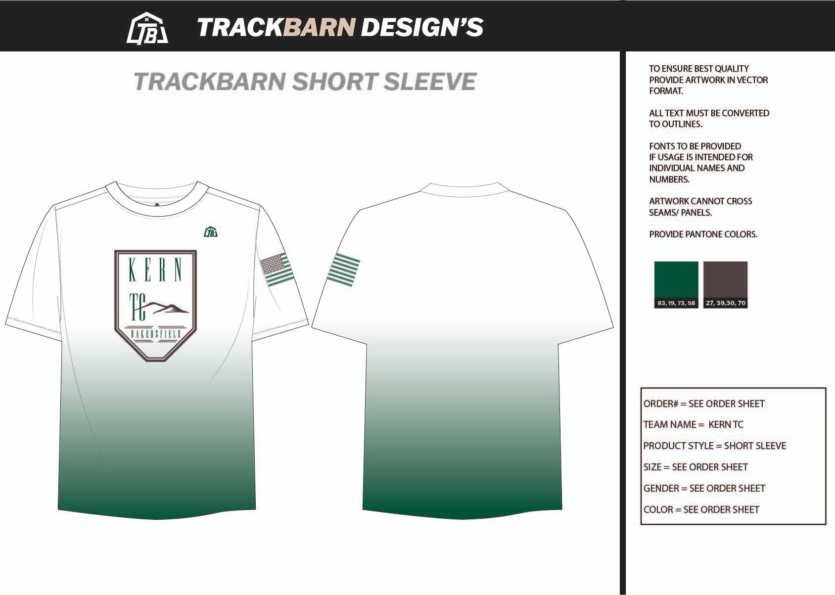 Kern - T - C Youth Tech Tee - TrackBarn