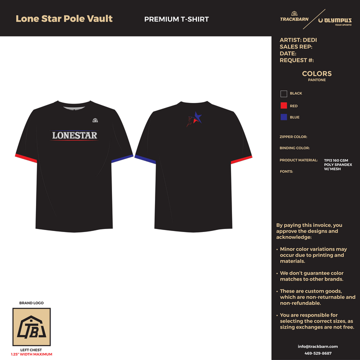 Lone Star Pole Vault - Women T-Shirt (2795) - TrackBarn