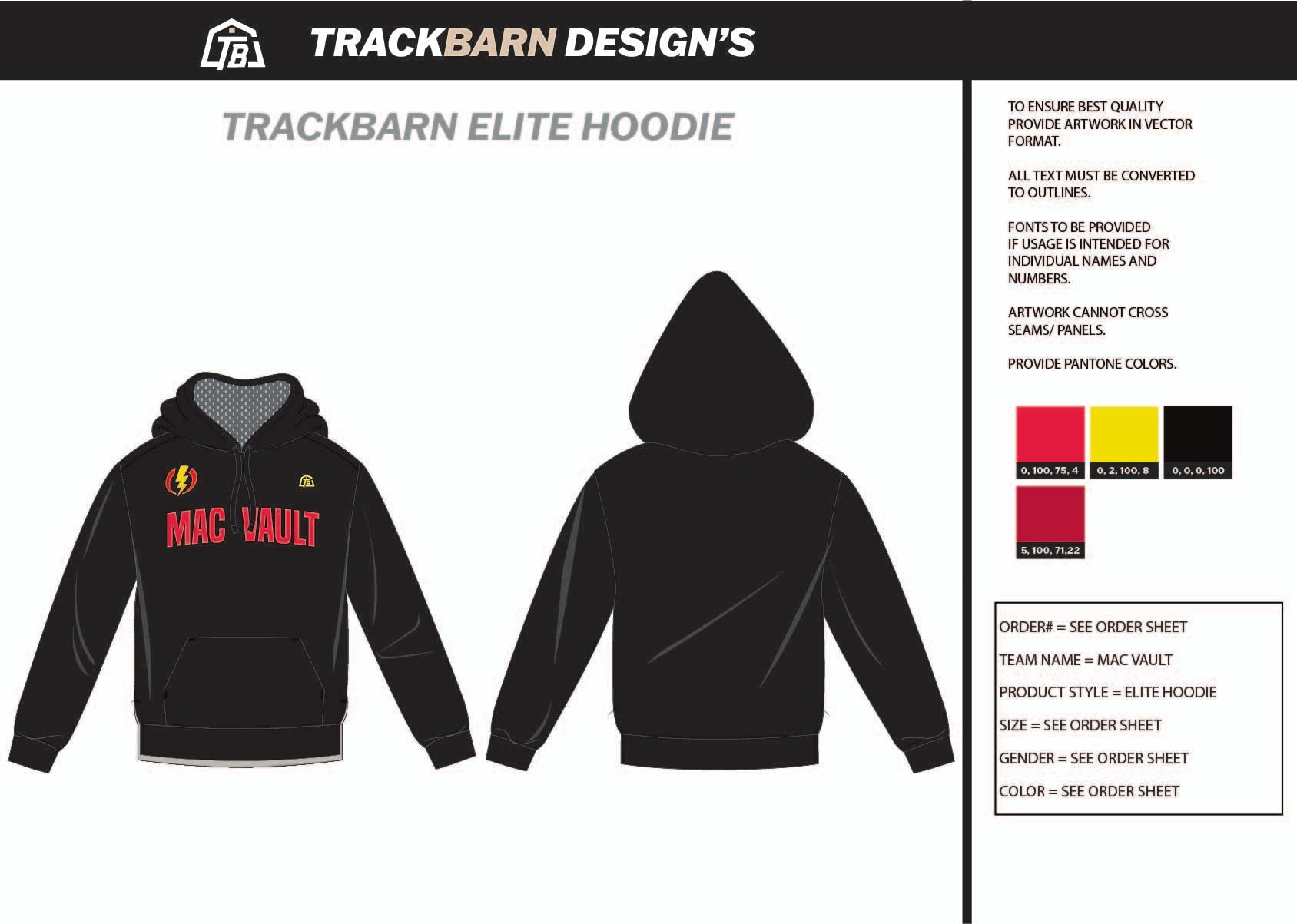 Mac - Vault - Mens Scuba Hoodie - TrackBarn