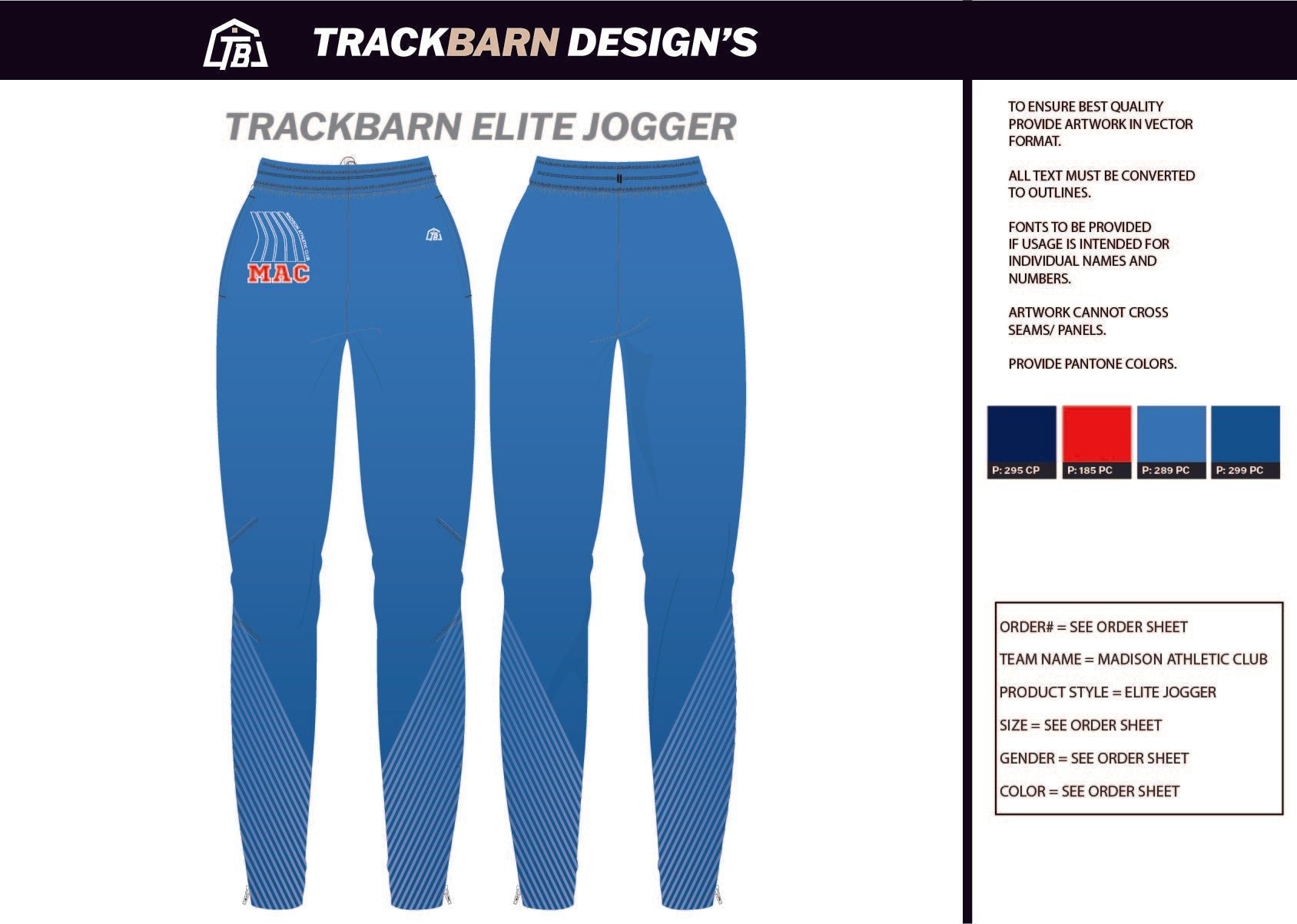 Madison - Athletic - Club Adults Jogger - TrackBarn