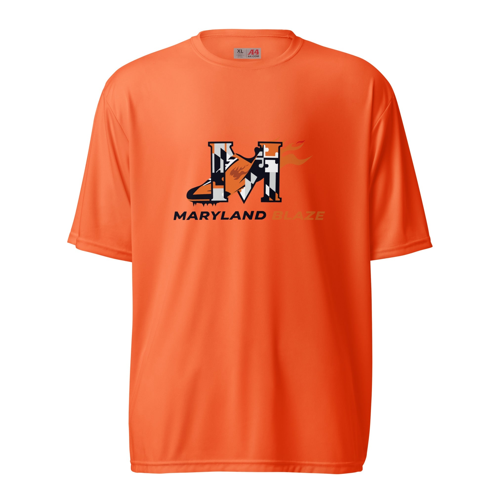 Maryland Blaze Unisex performance crew neck t-shirt - TrackBarn