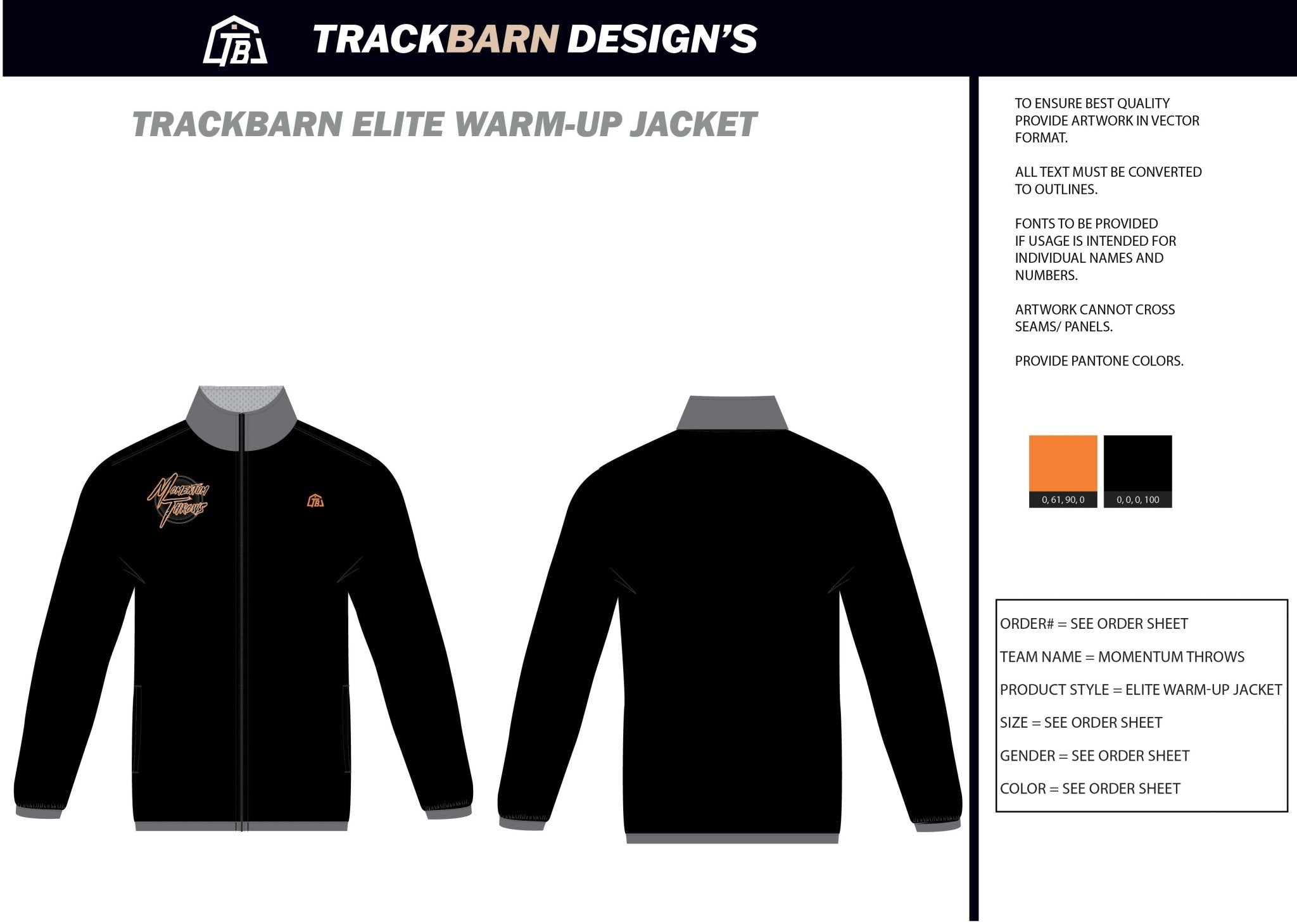 Momentum - Throws - Mens Full Zip Jacket - TrackBarn