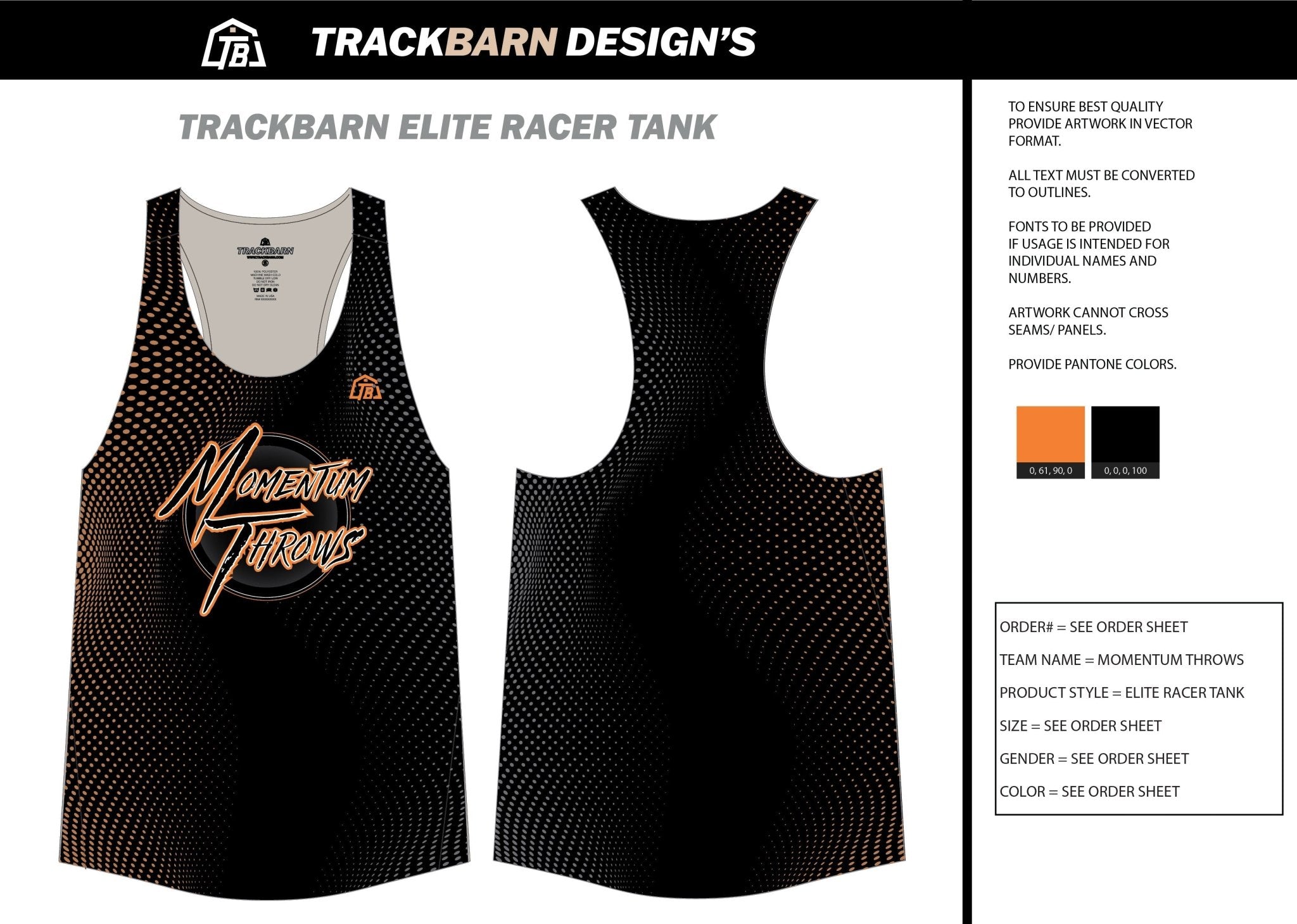 Momentum - Throws - Youth Track Singlet - TrackBarn