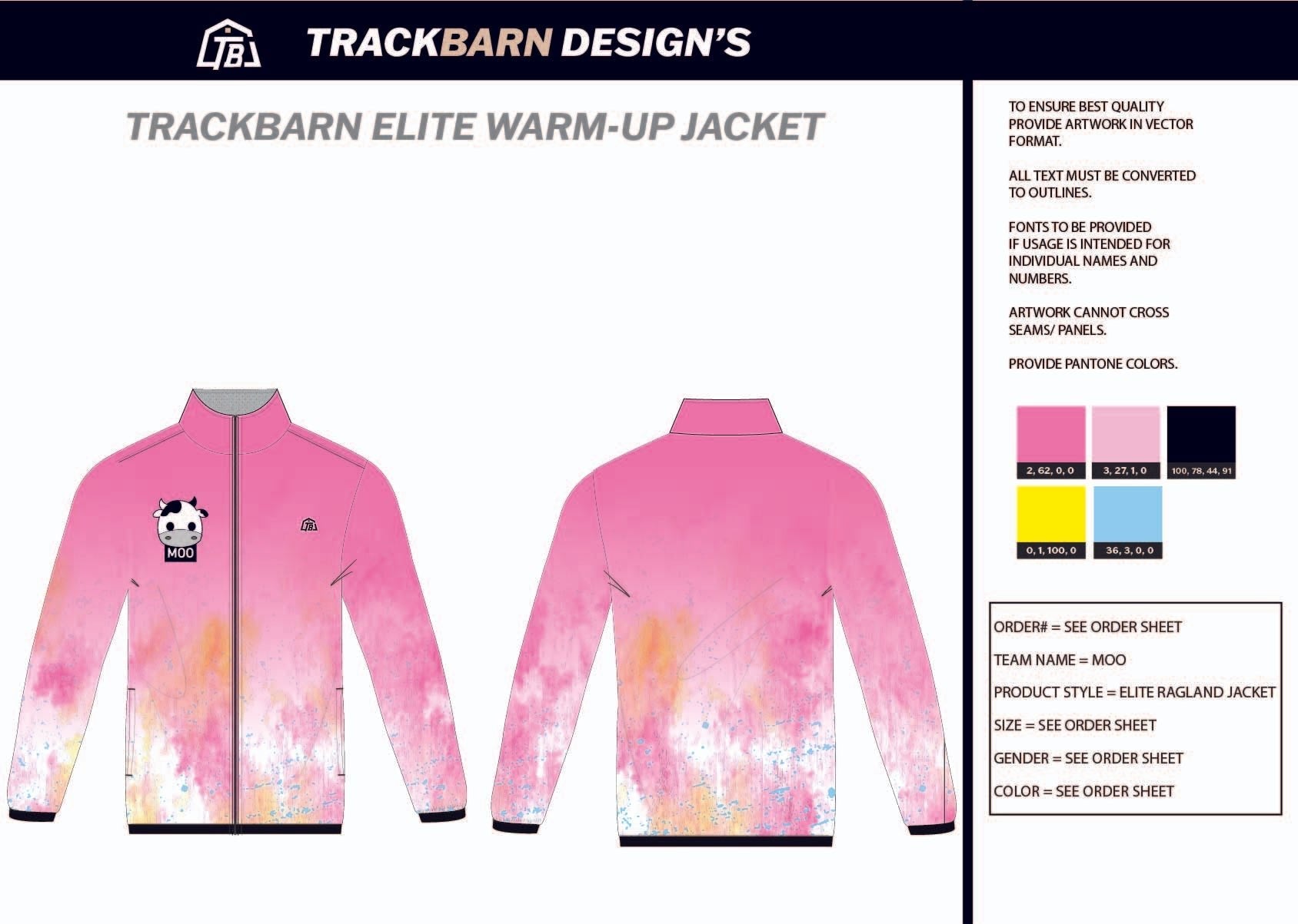 Moo - Mens Full Zip Jacket - TrackBarn