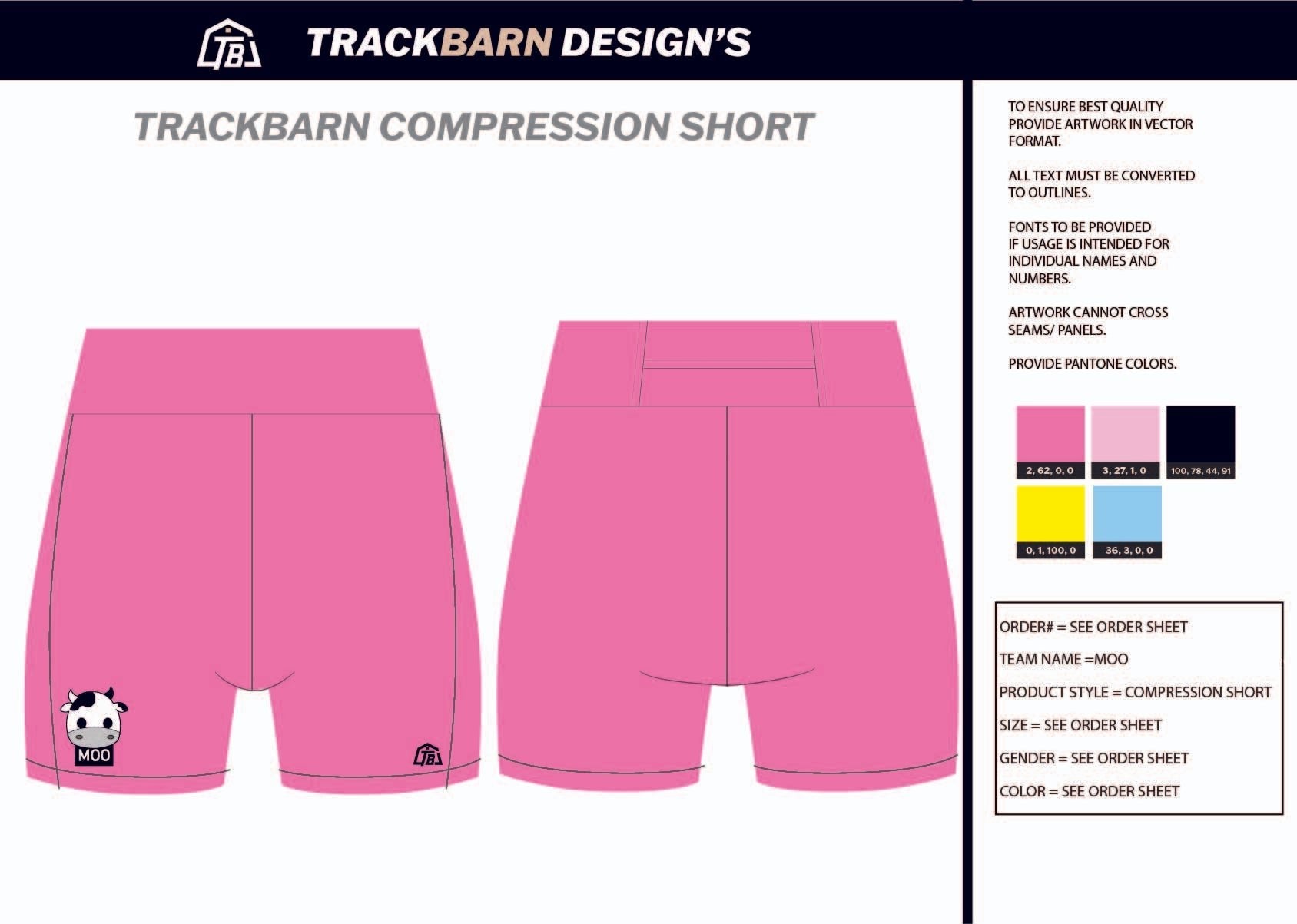 Moo - Womens Short Running Tight - TrackBarn