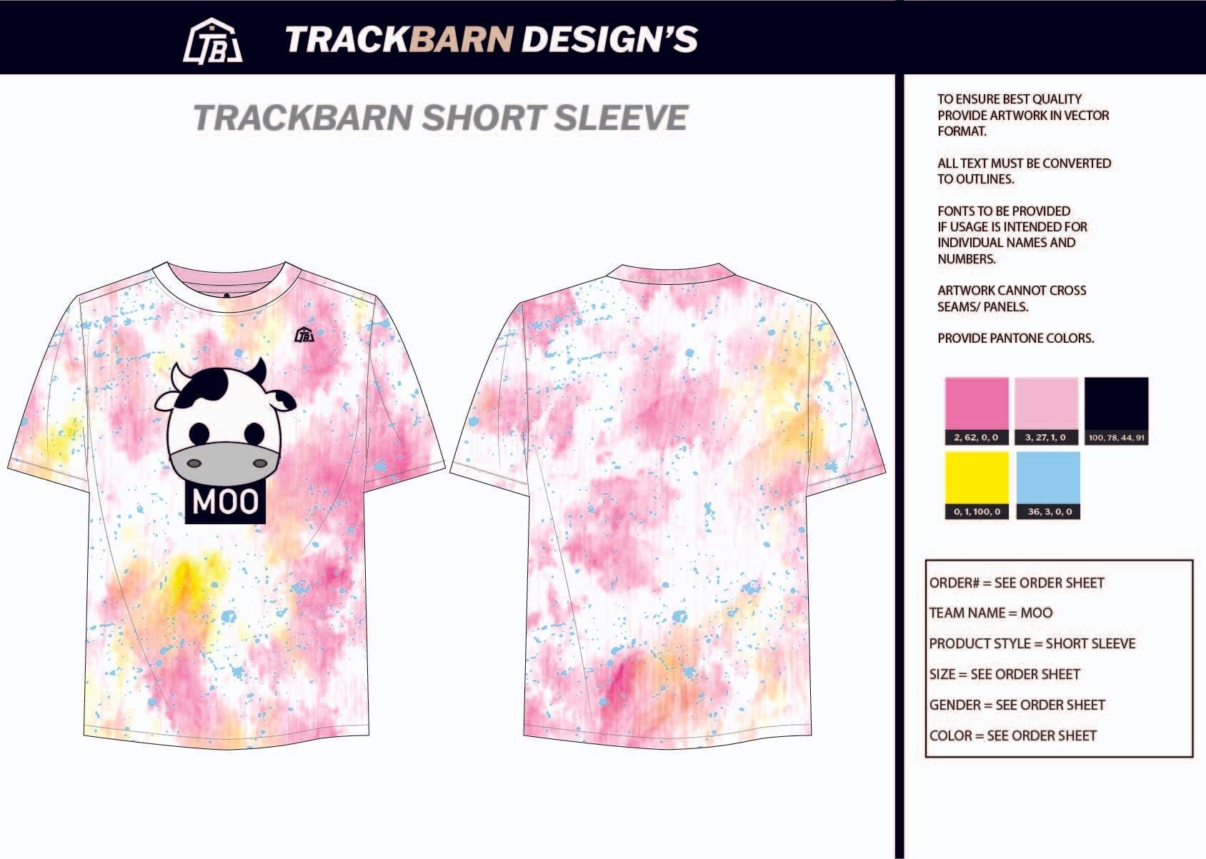 Moo - Womens Stretch Light Training Tee - TrackBarn