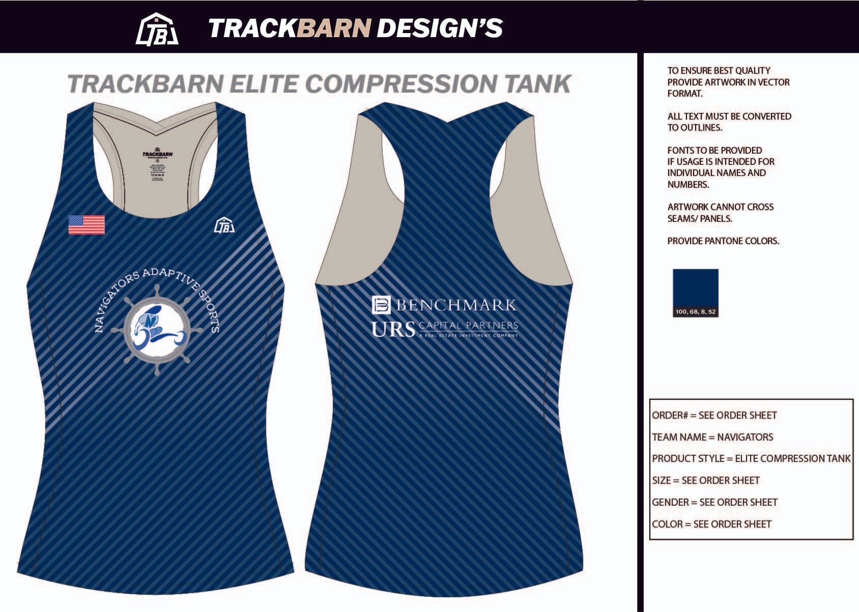 Navigators - Womens Compression Tank - TrackBarn