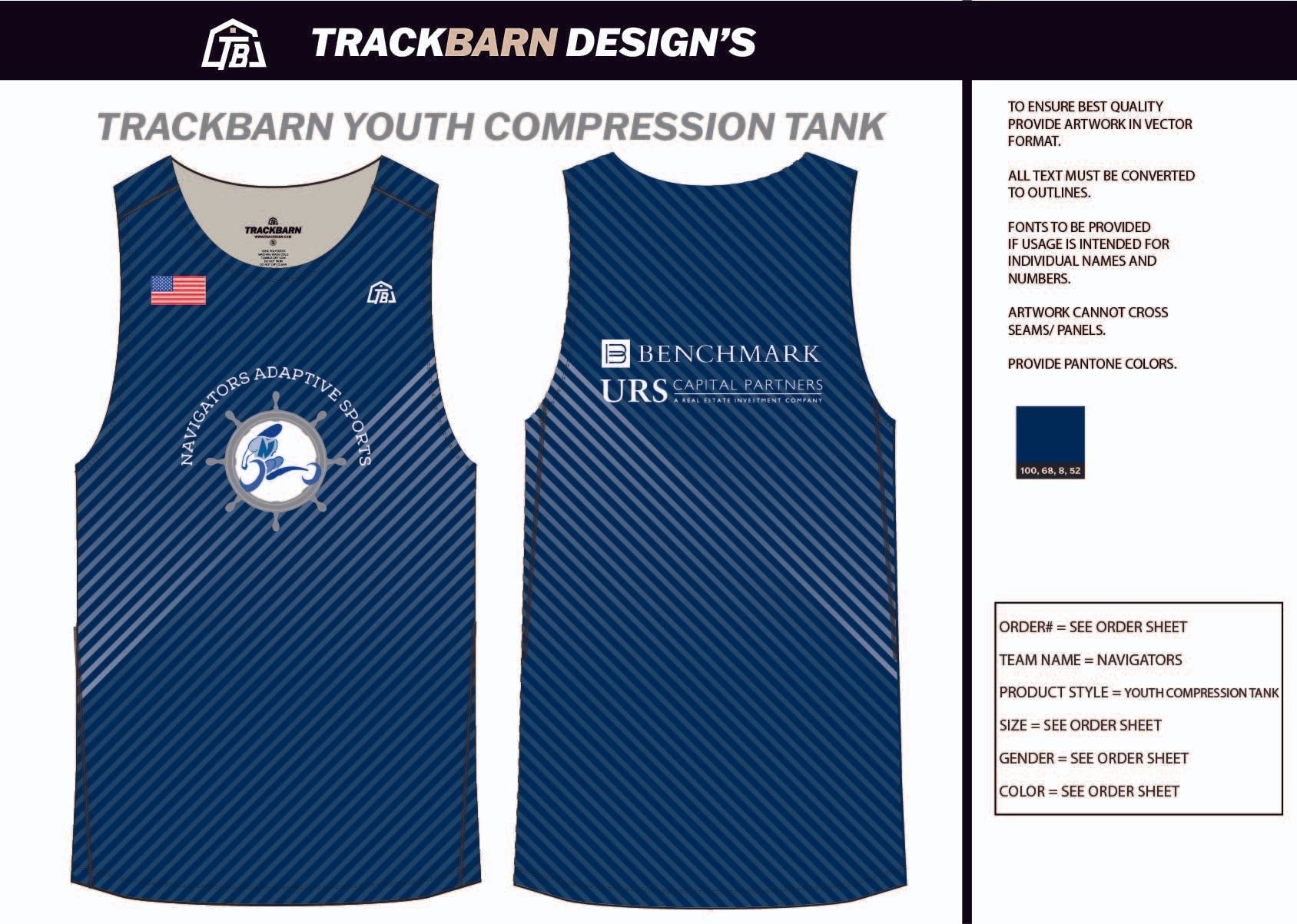 Navigators - Youth Compression Tank - TrackBarn