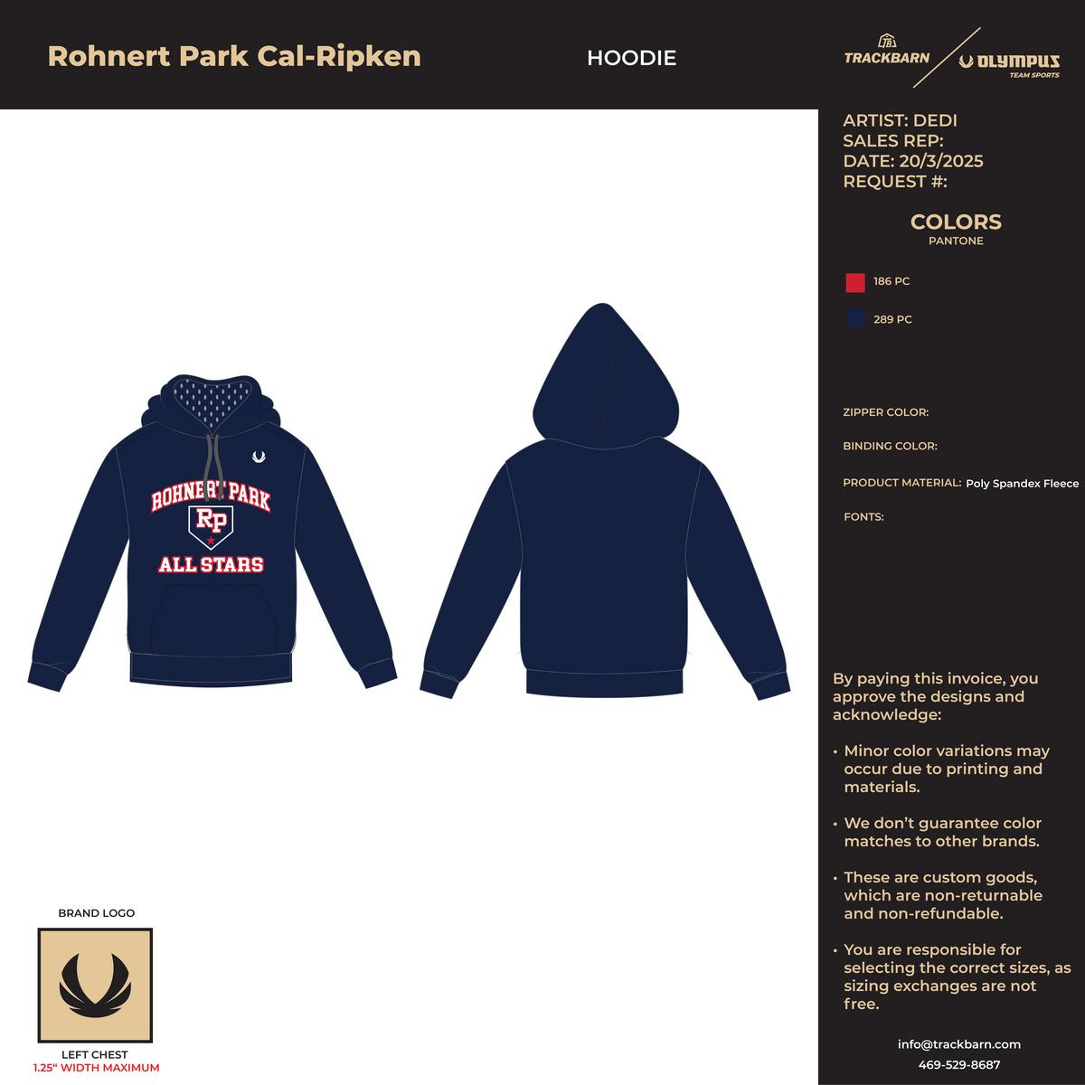Rohnert Park Cal - Ripken Team Store - Hoodie - TrackBarn
