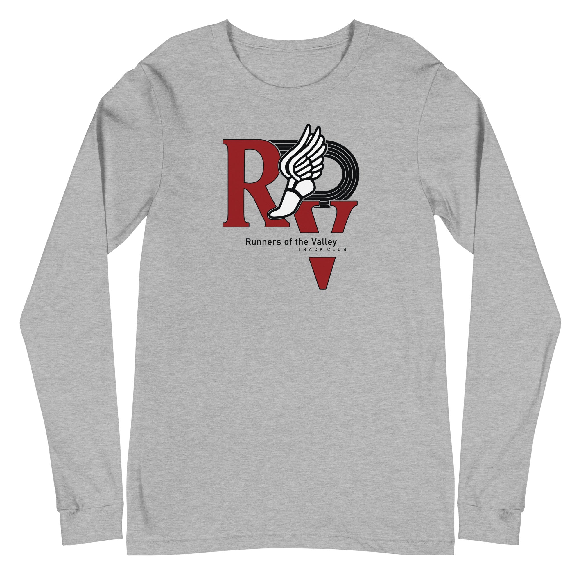 Runners of the Valley Grey Unisex Long Sleeve Tee - TrackBarn