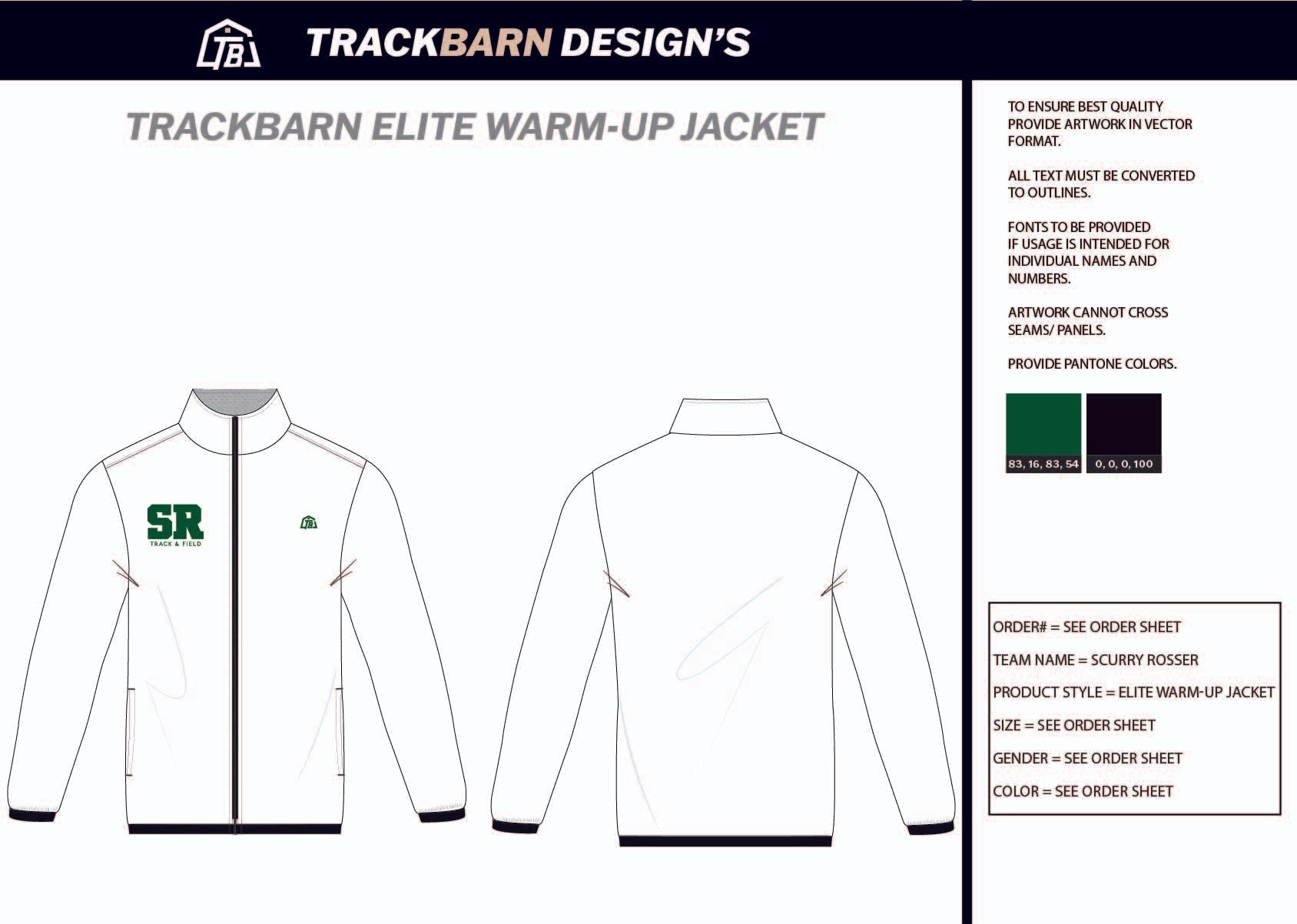 Scurry - Rosser - Mens Full Zip Jacket - TrackBarn