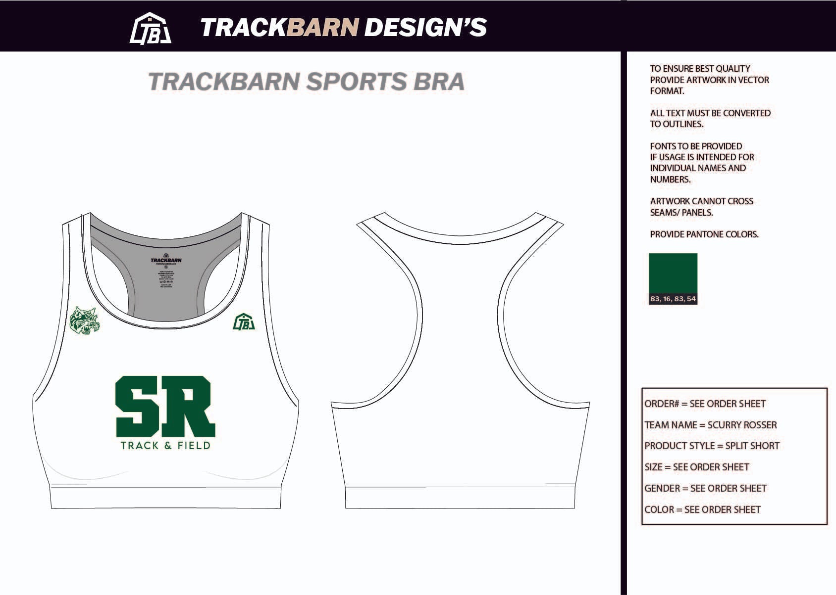 Scurry - Rosser - Sports Bra - TrackBarn