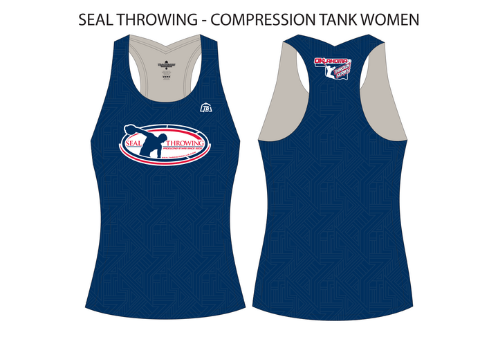 Seal Throwing Club LLC - Women Compression Tank - FT (2837) - TrackBarn
