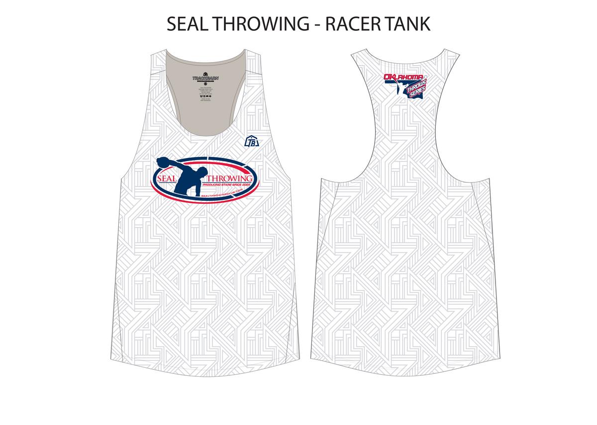 Seal Throwing Club LLC - Women's Track Singlet - White - TrackBarn